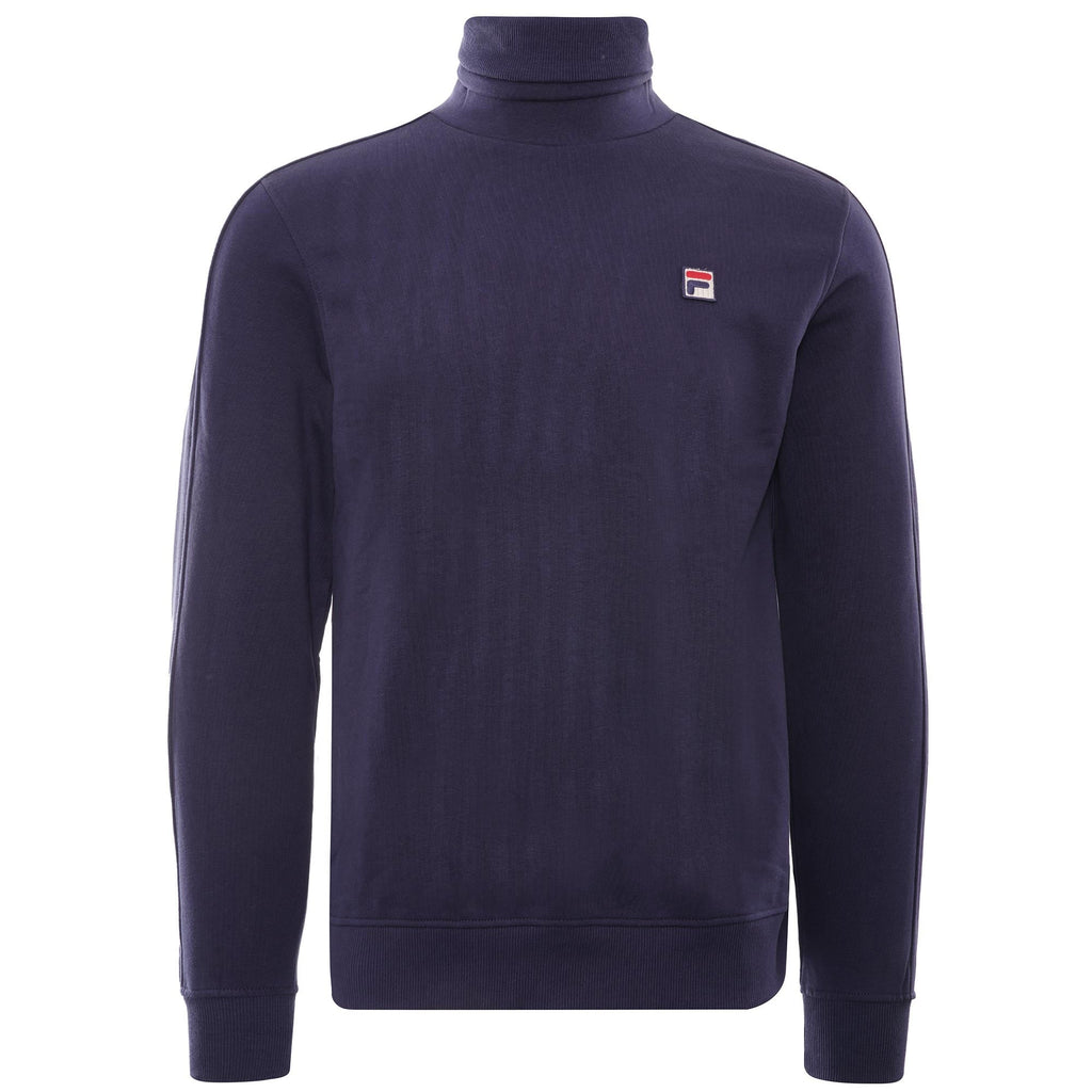 Noah Fleece Roll Neck Sweatshirt - Peacoat