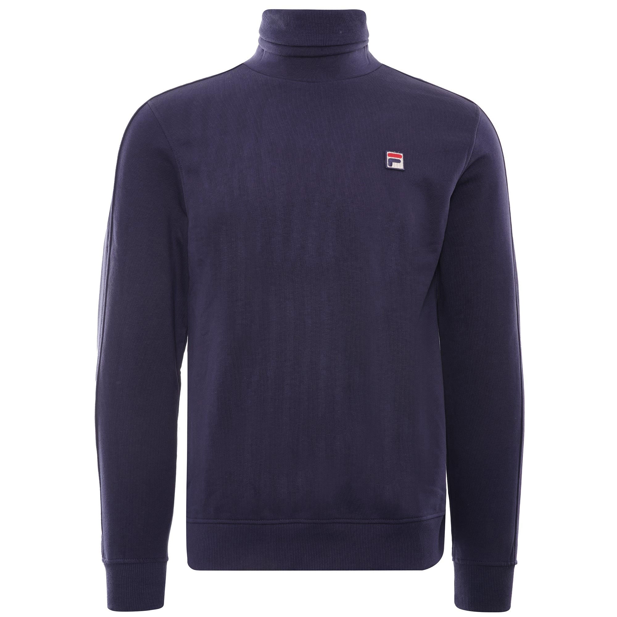 Noah Fleece Roll Neck Sweatshirt - Peacoat