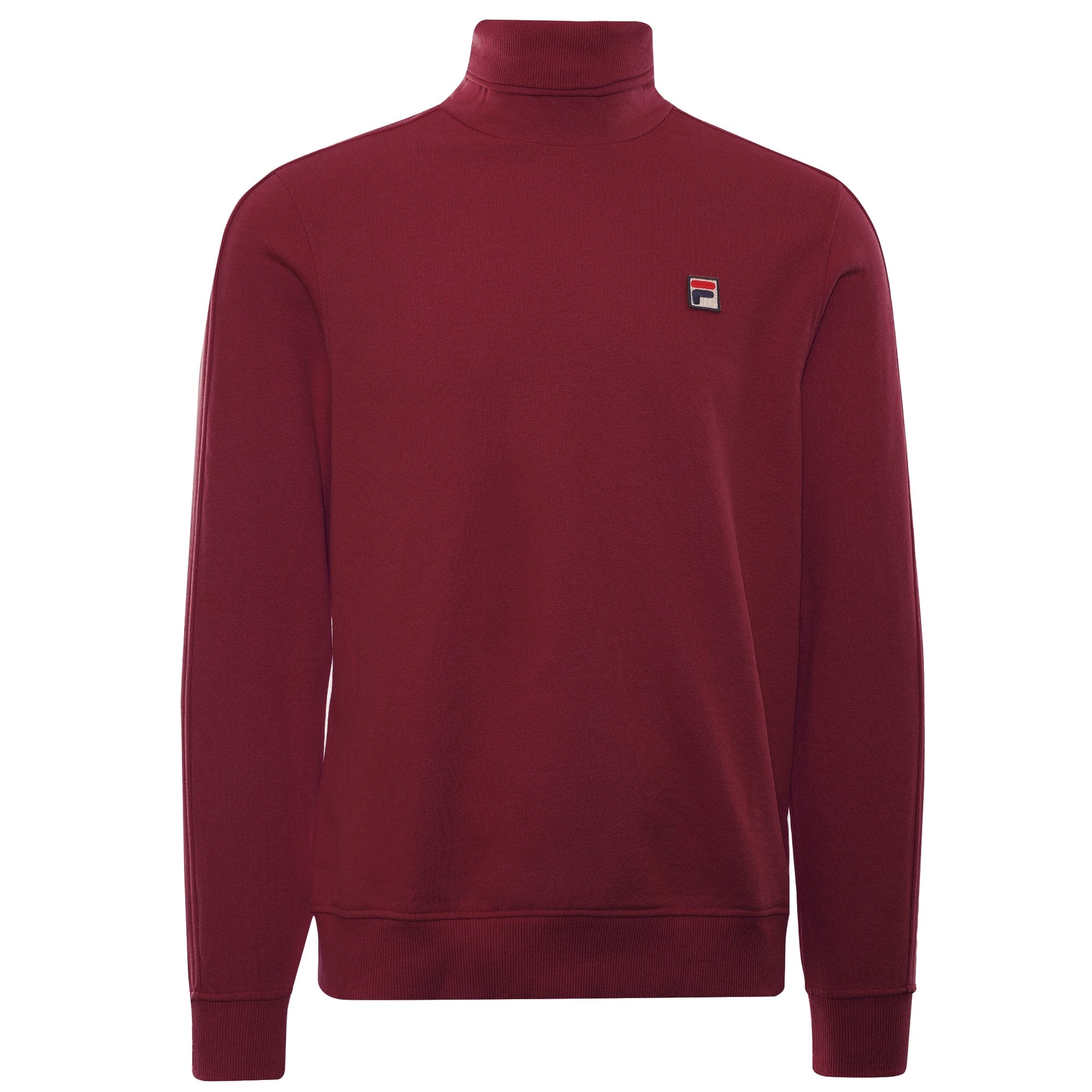 Noah Fleece Roll Neck Sweatshirt - Rhubarb