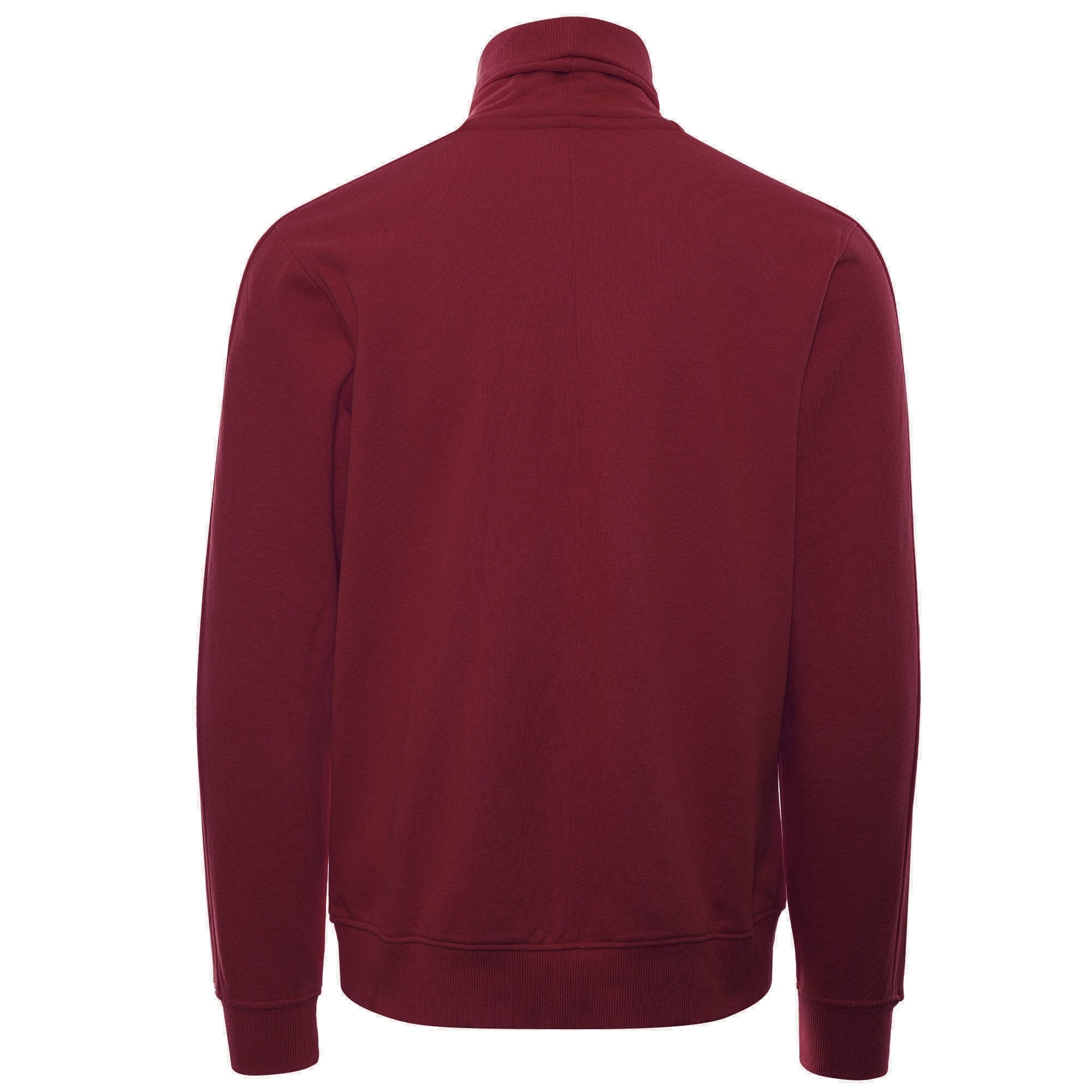 Noah Fleece Roll Neck Sweatshirt - Rhubarb