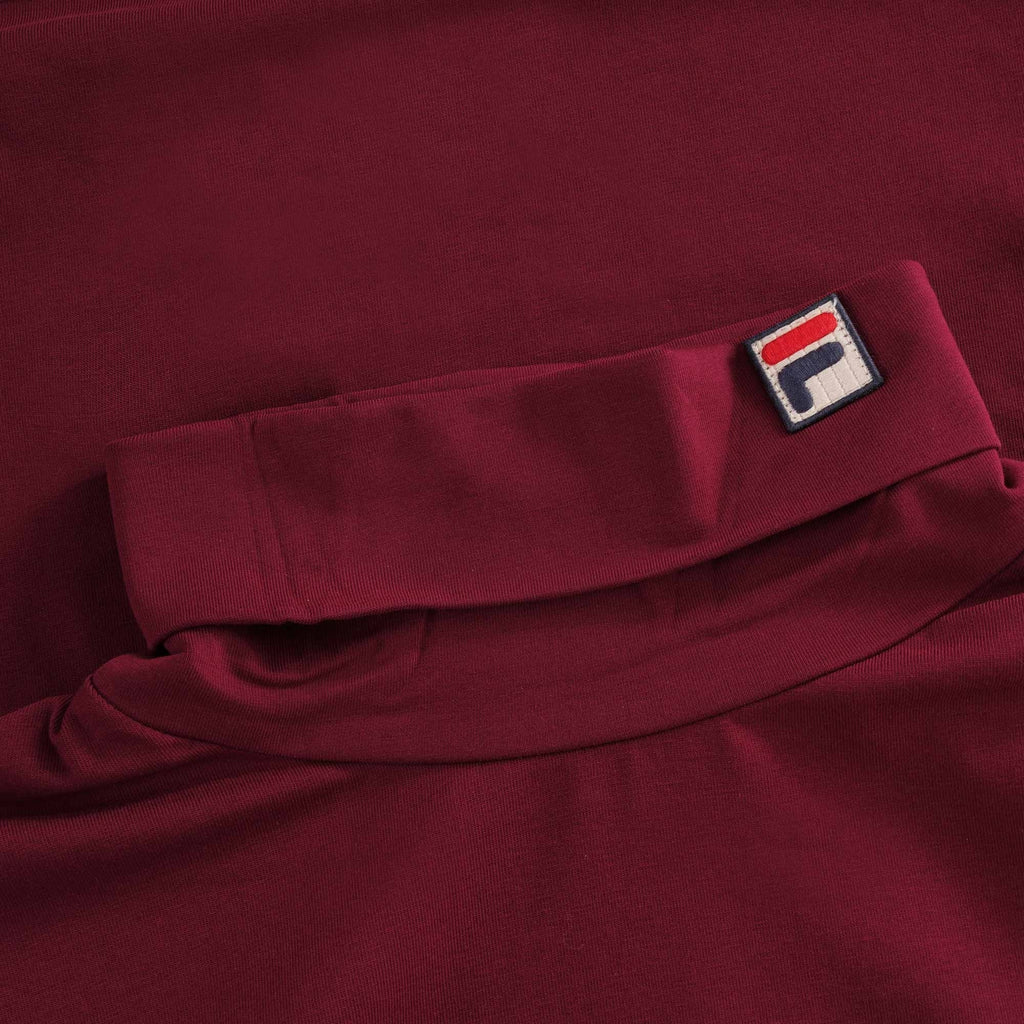 19th Classic Roll Neck Sweatshirt - Rhubarb