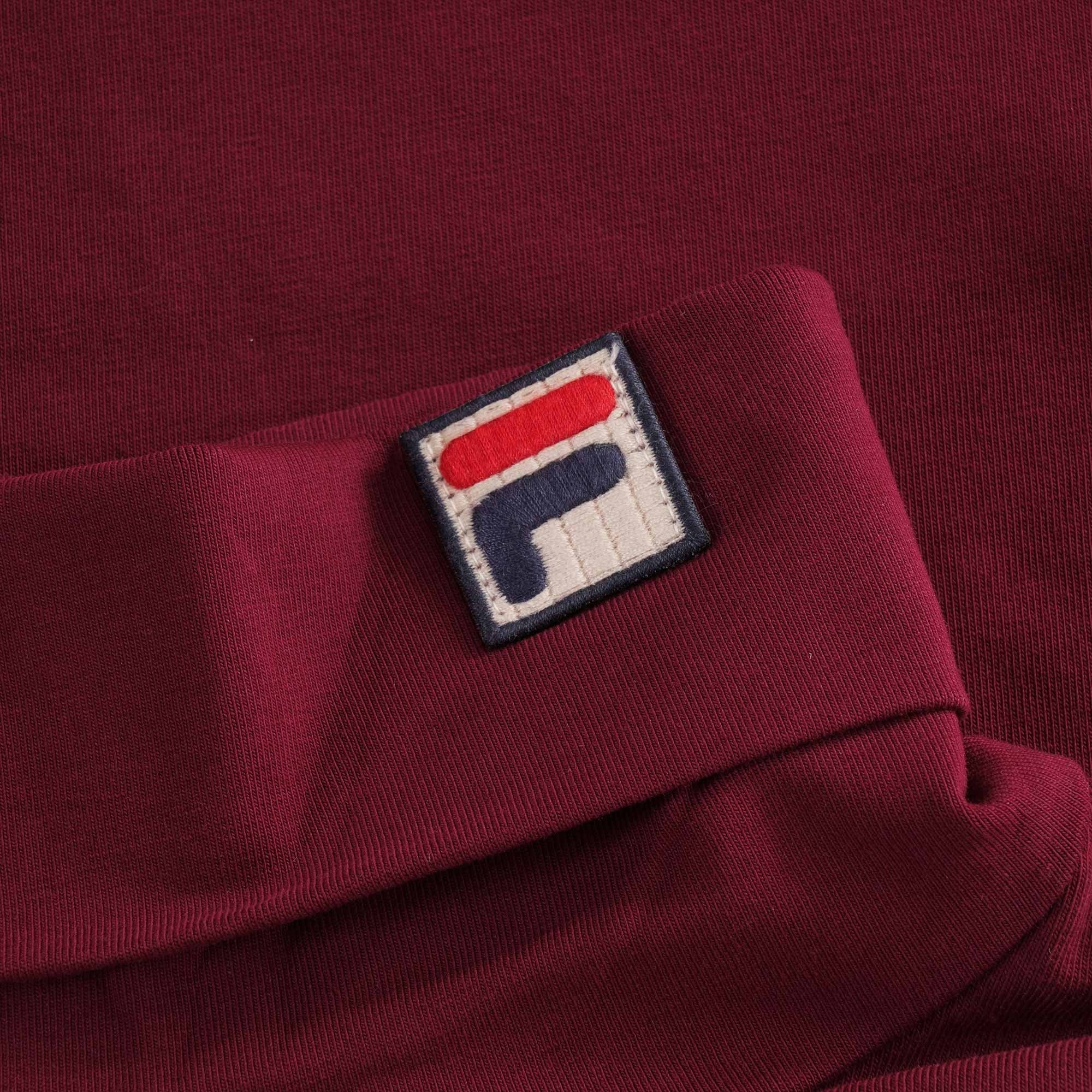 19th Classic Roll Neck Sweatshirt - Rhubarb