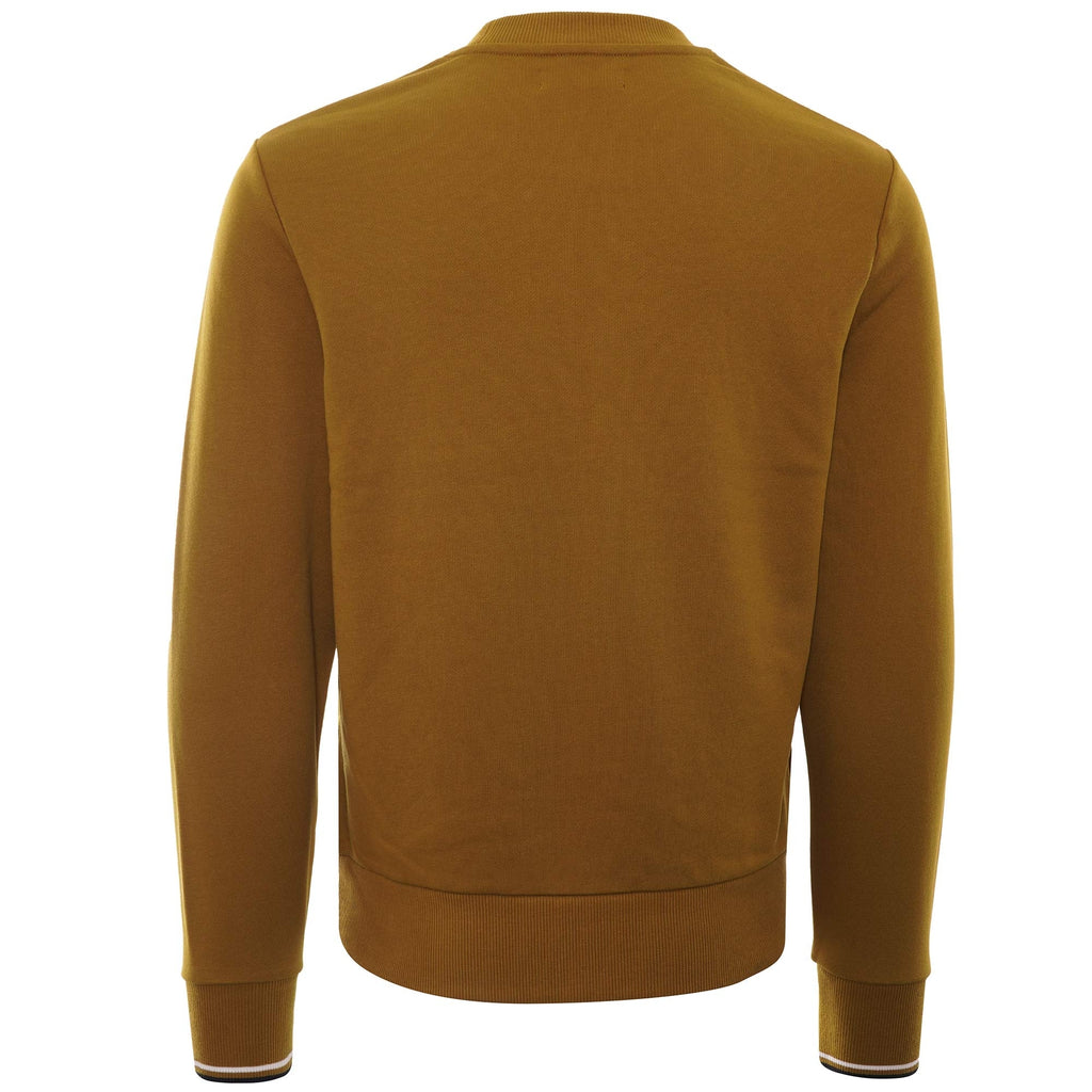 Crew Neck Sweatshirt - Dark Caramel