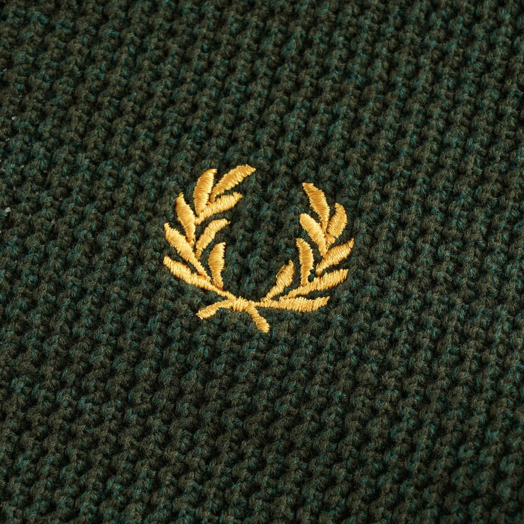 Textured Cardigan - Hunting Green