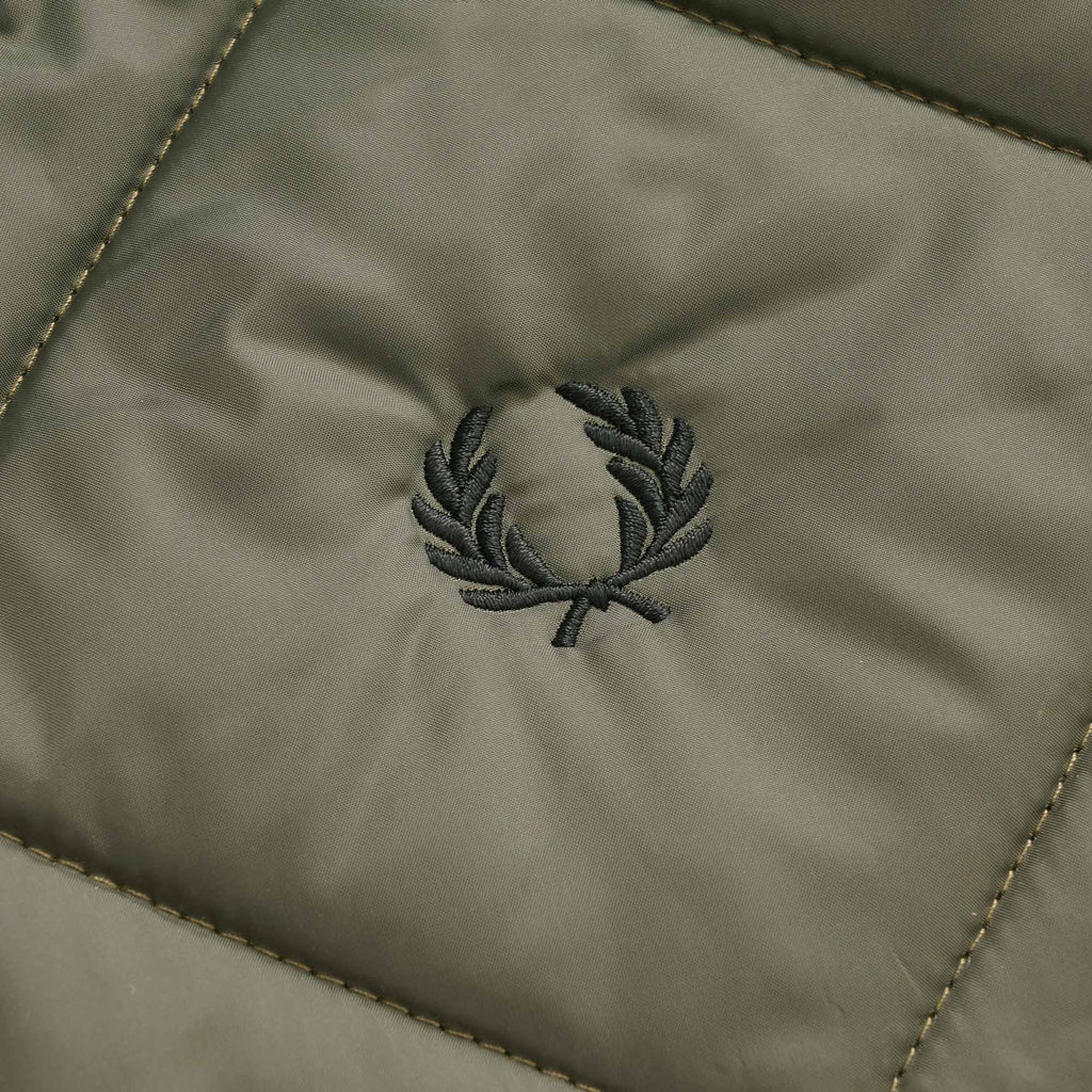 Fred Perry Reissues x Lavenham Quilted Liner - Olive Green