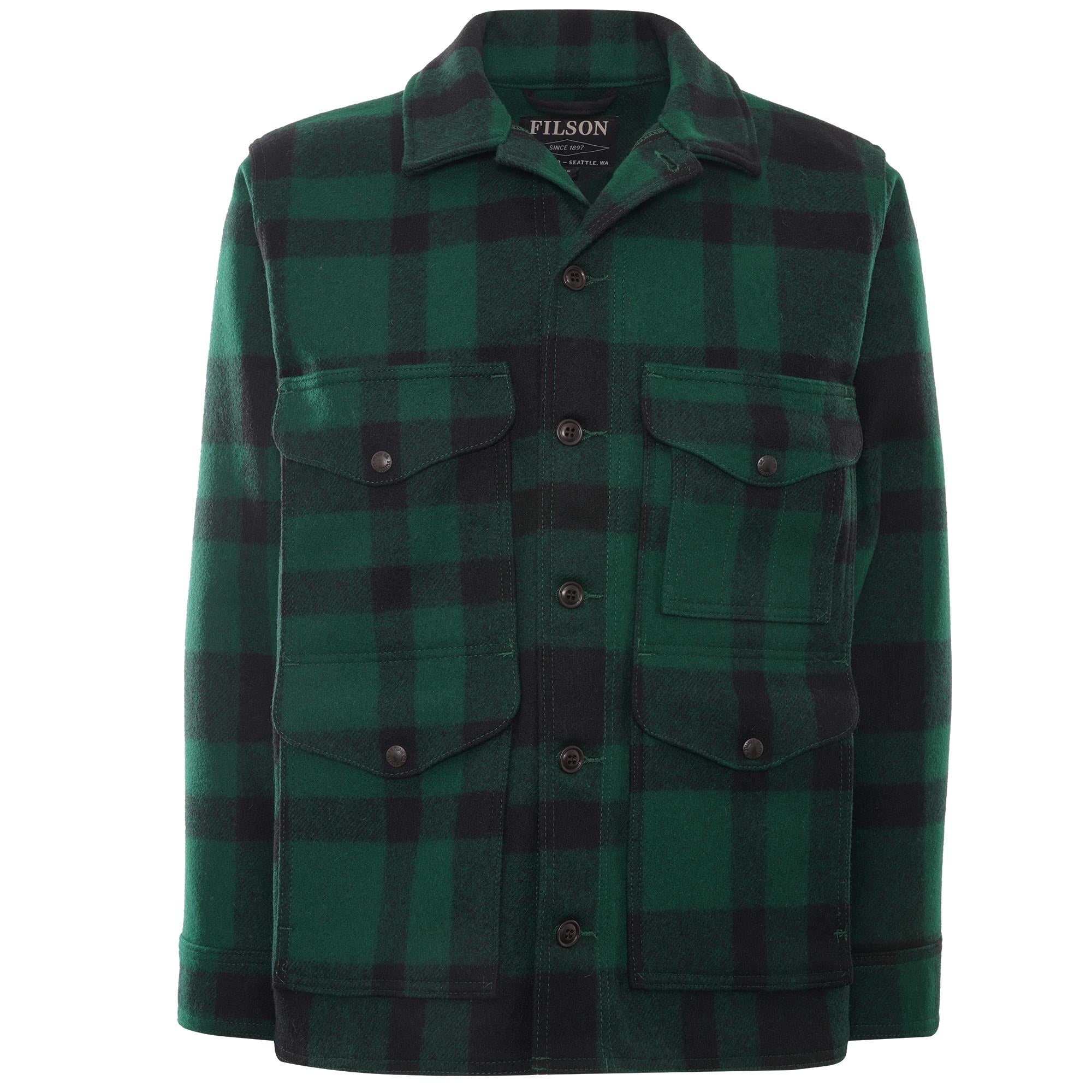 Mackinaw Wool Cruiser Jacket - Green