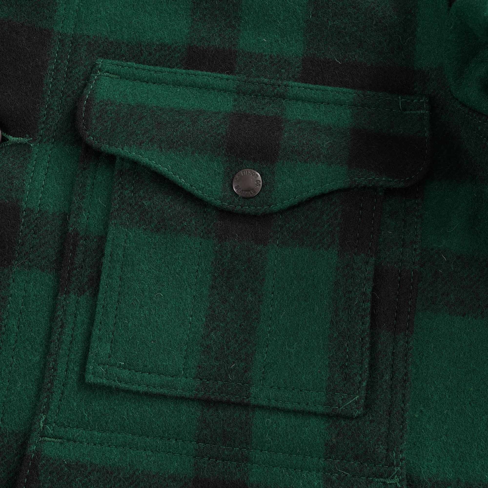 Mackinaw Wool Cruiser Jacket - Green