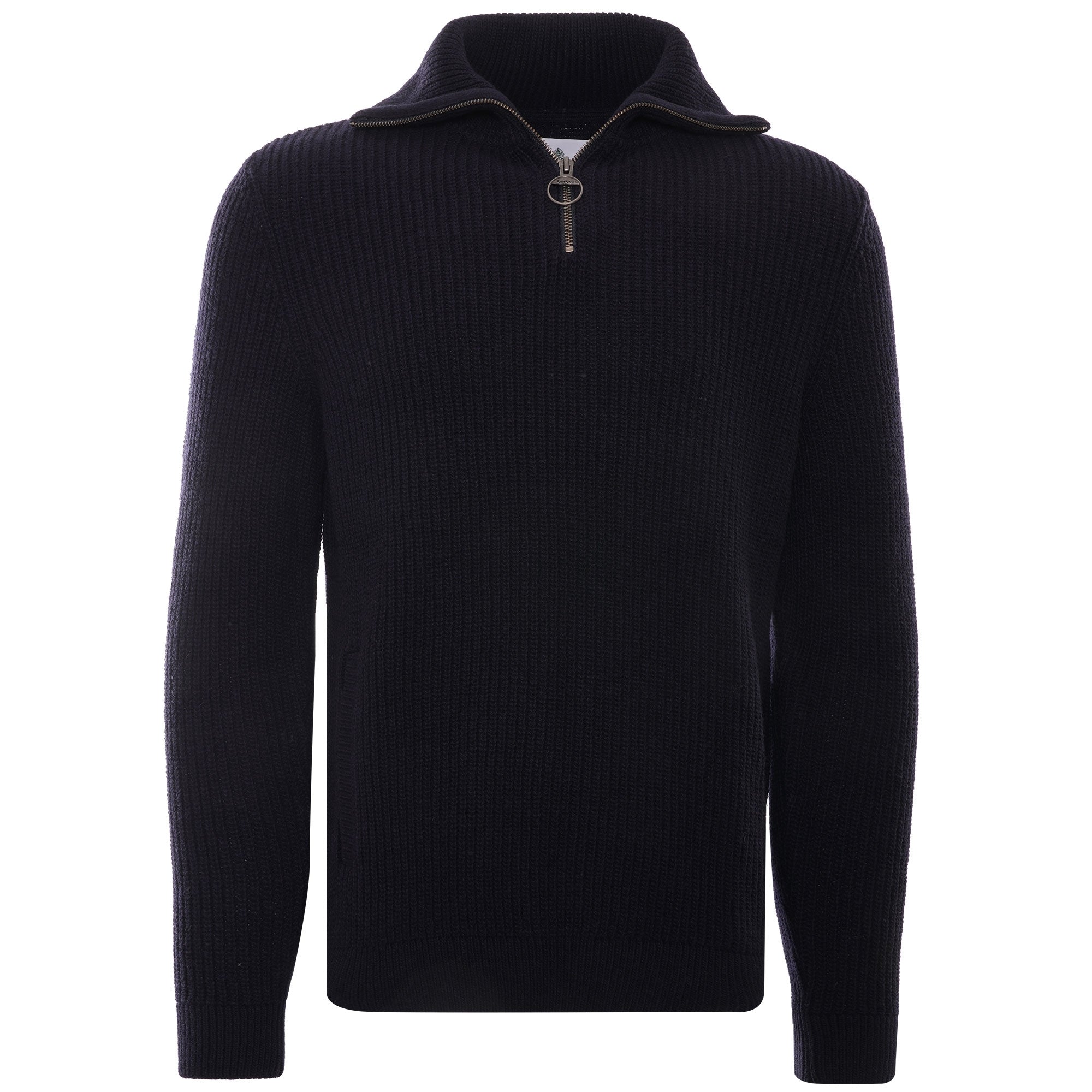 Crook Knitted Half Zip Jumper - Navy
