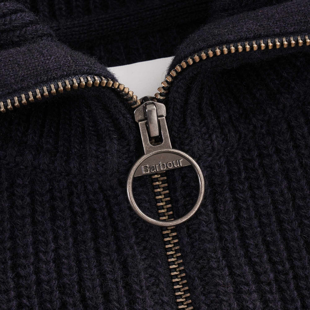 Crook Knitted Half Zip Jumper - Navy