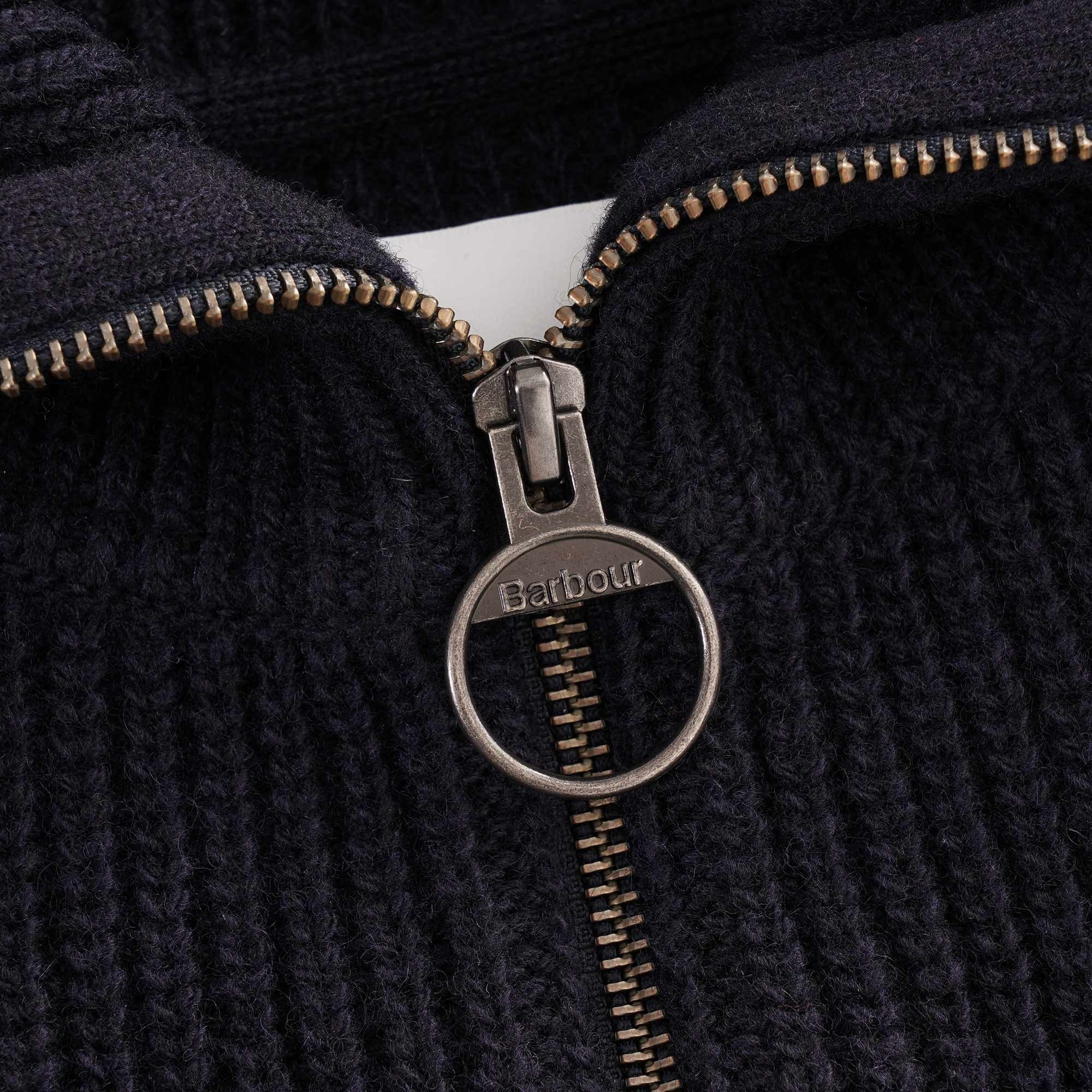 Crook Knitted Half Zip Jumper - Navy