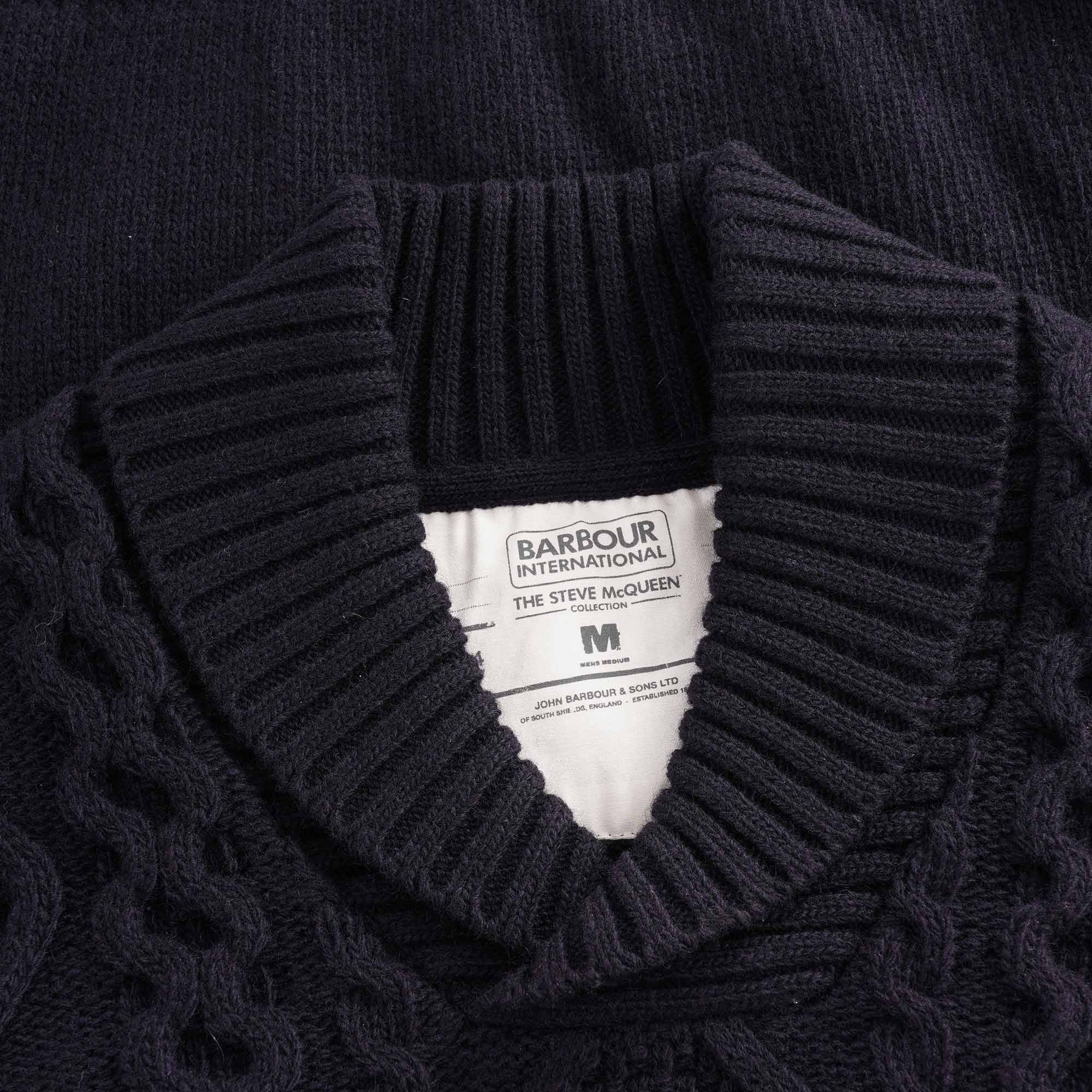 Chase Cable Knit - Navy