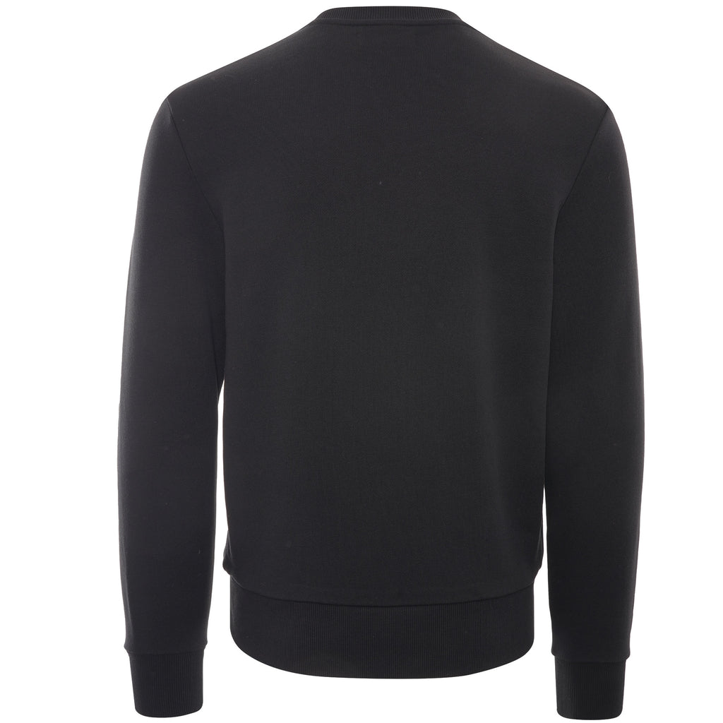 Fred Perry Tartan Panel Sweatshirt - Black