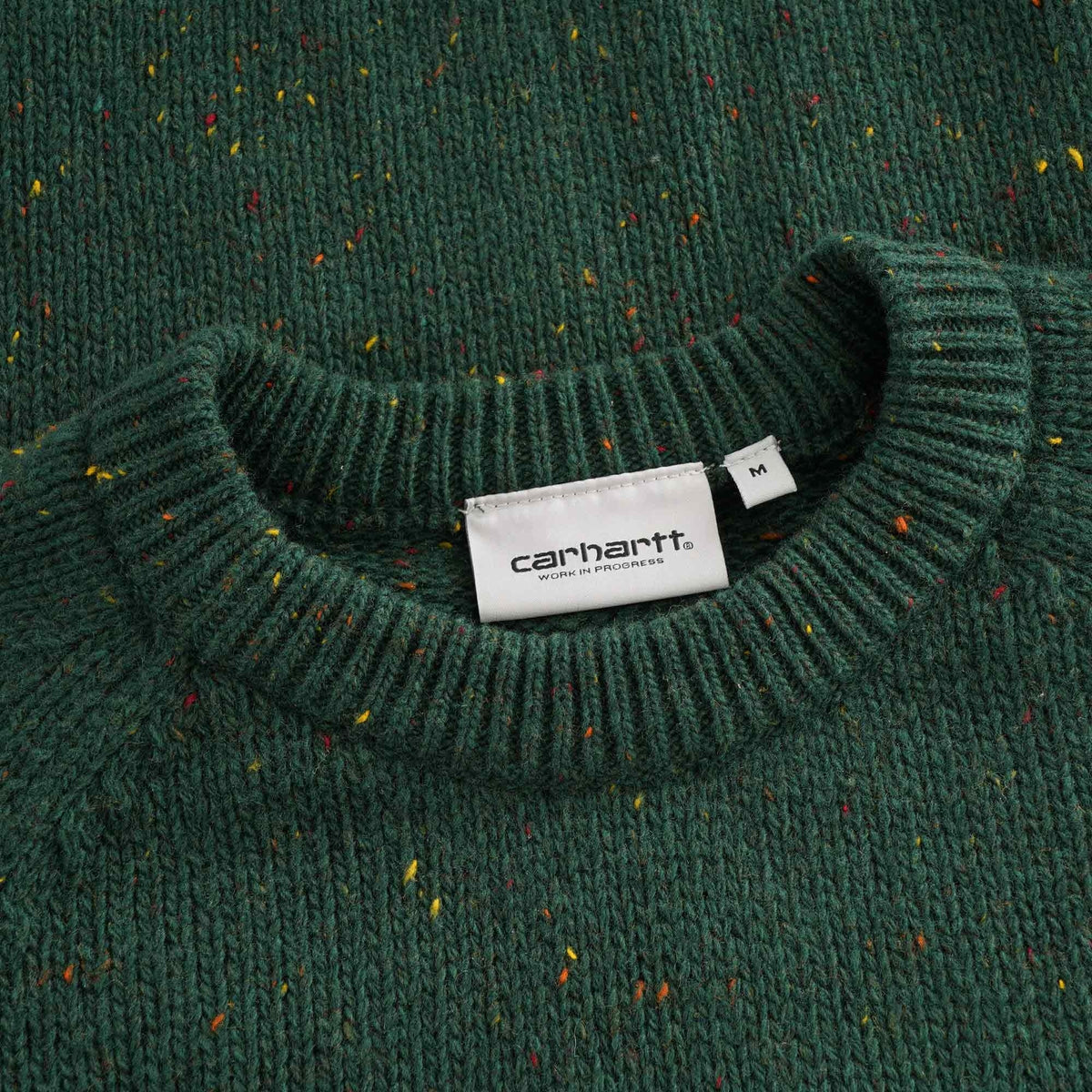 Carhartt WIP Anglistic Jumper - Speckled Green – Stuarts London