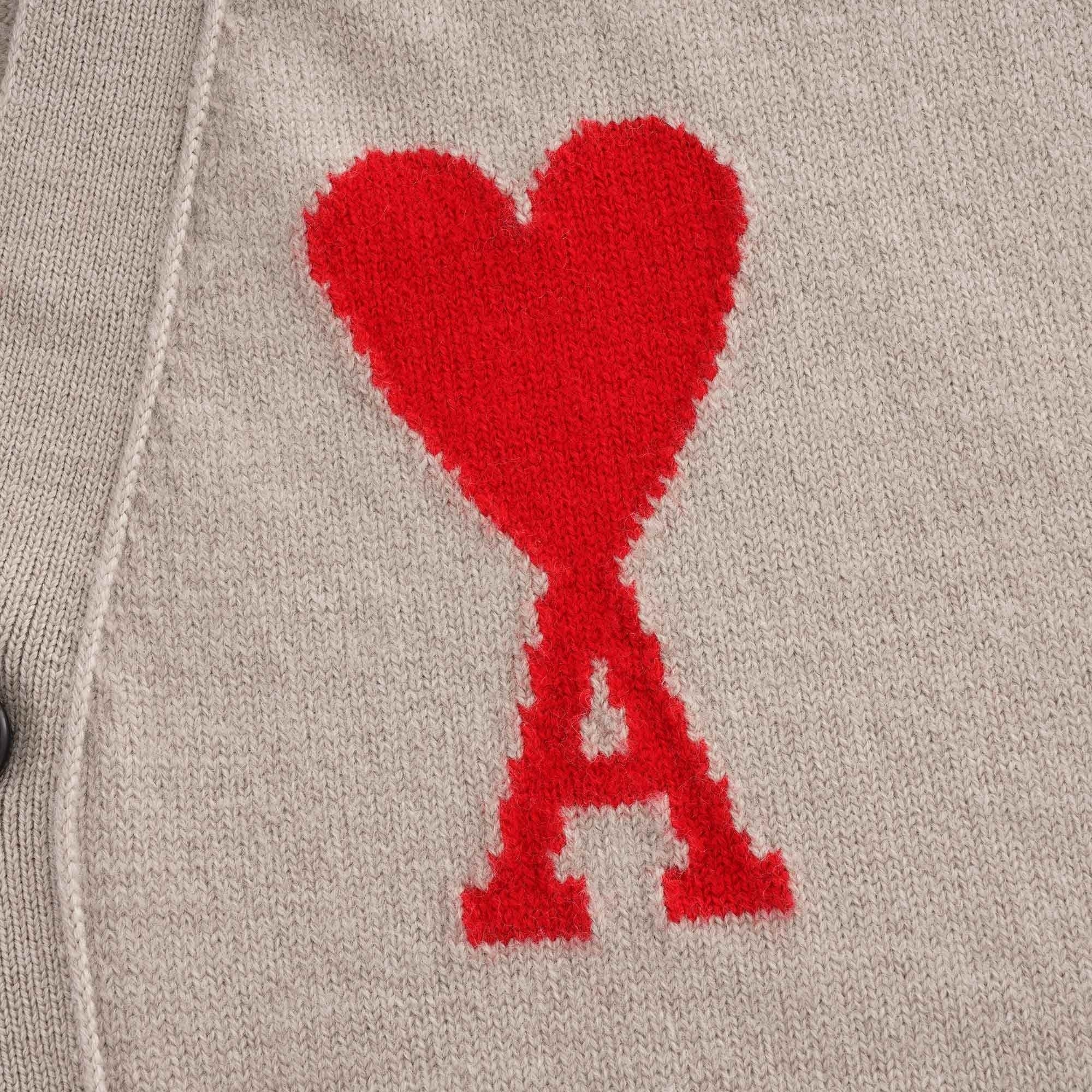AMI Oversize Cardigan - Champagne