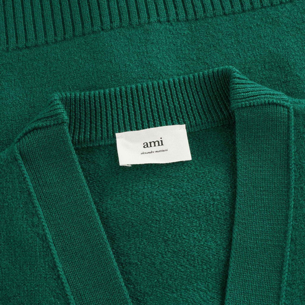 AMI Oversize Cardigan - Green