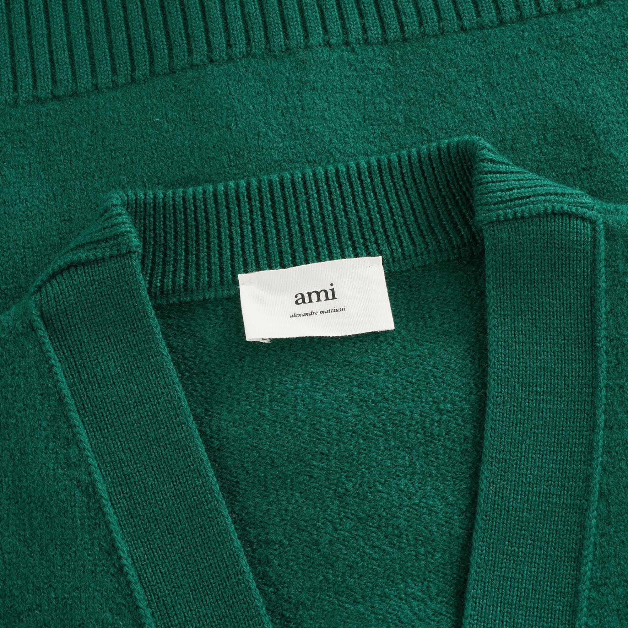 AMI Oversize Cardigan - Green