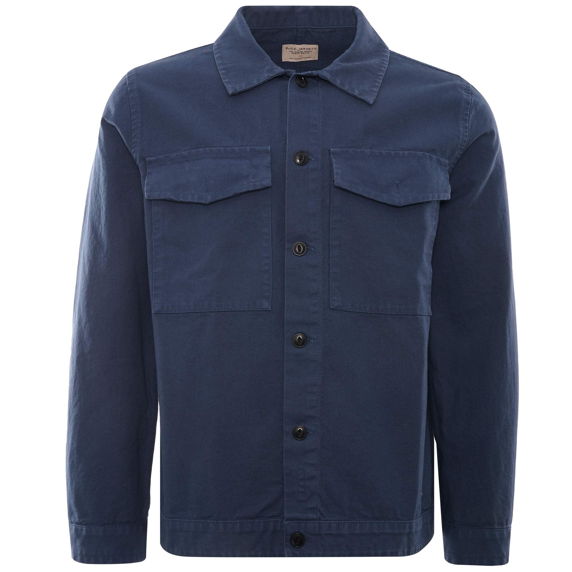 Colin Canvas Overshirt - Indigo