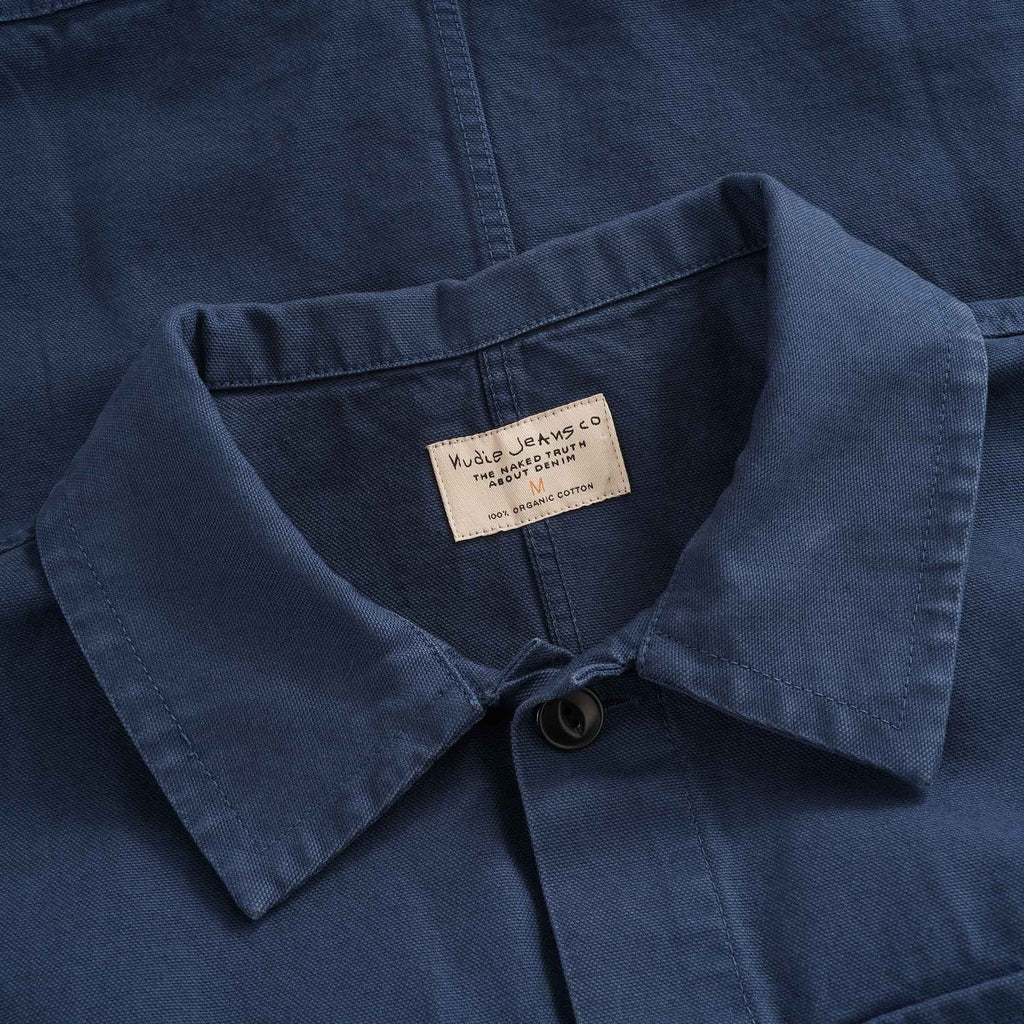 Colin Canvas Overshirt - Indigo