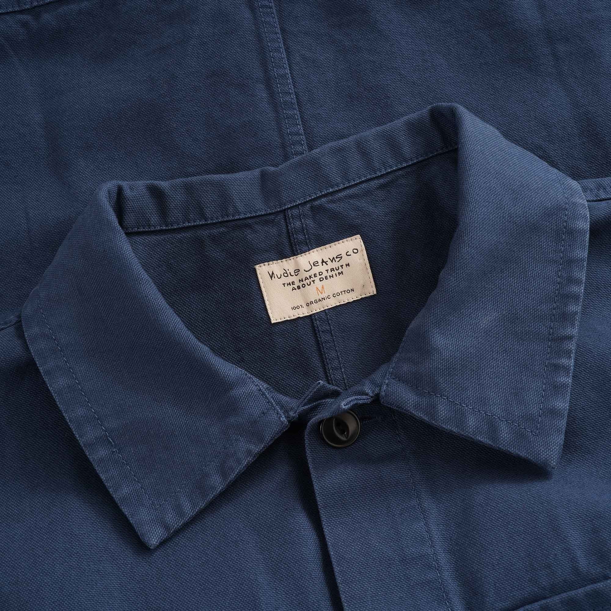 Colin Canvas Overshirt - Indigo