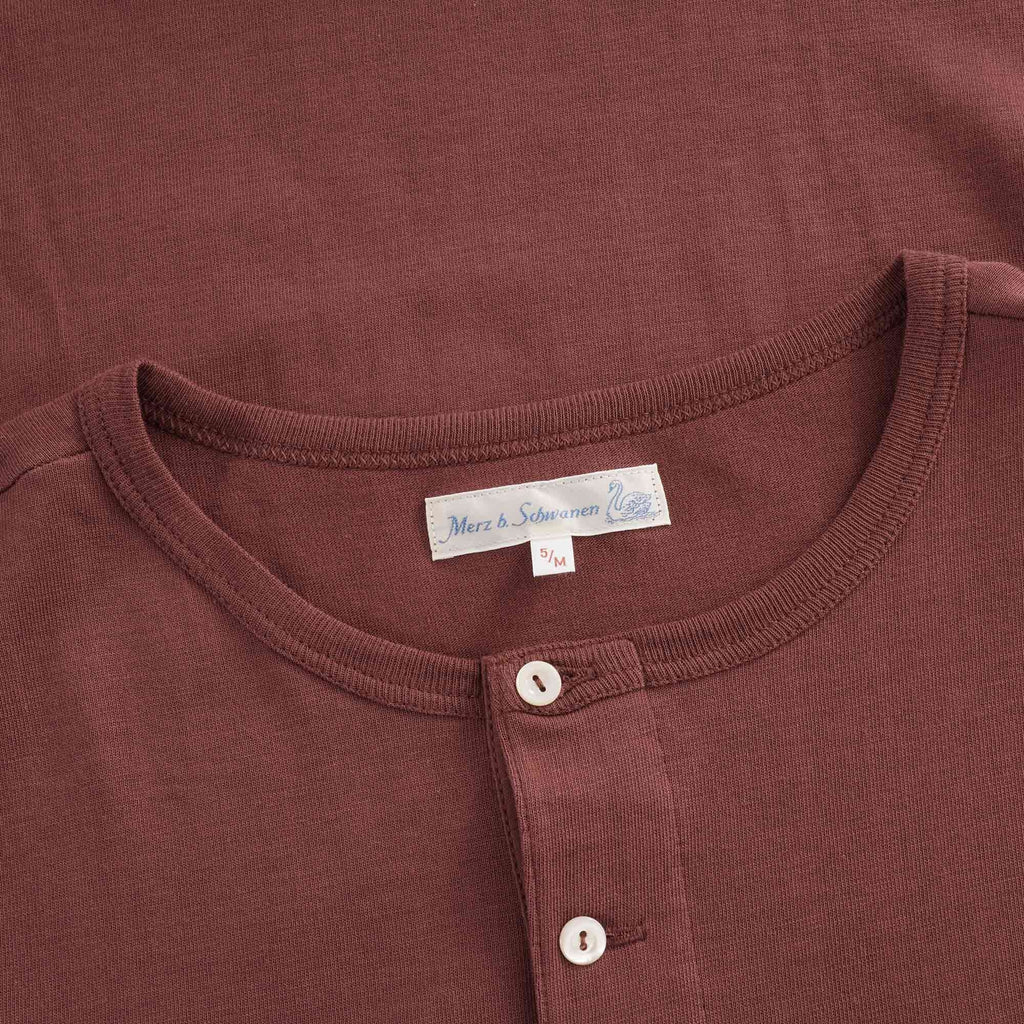 Henley Classic Fit T-Shirt - Red