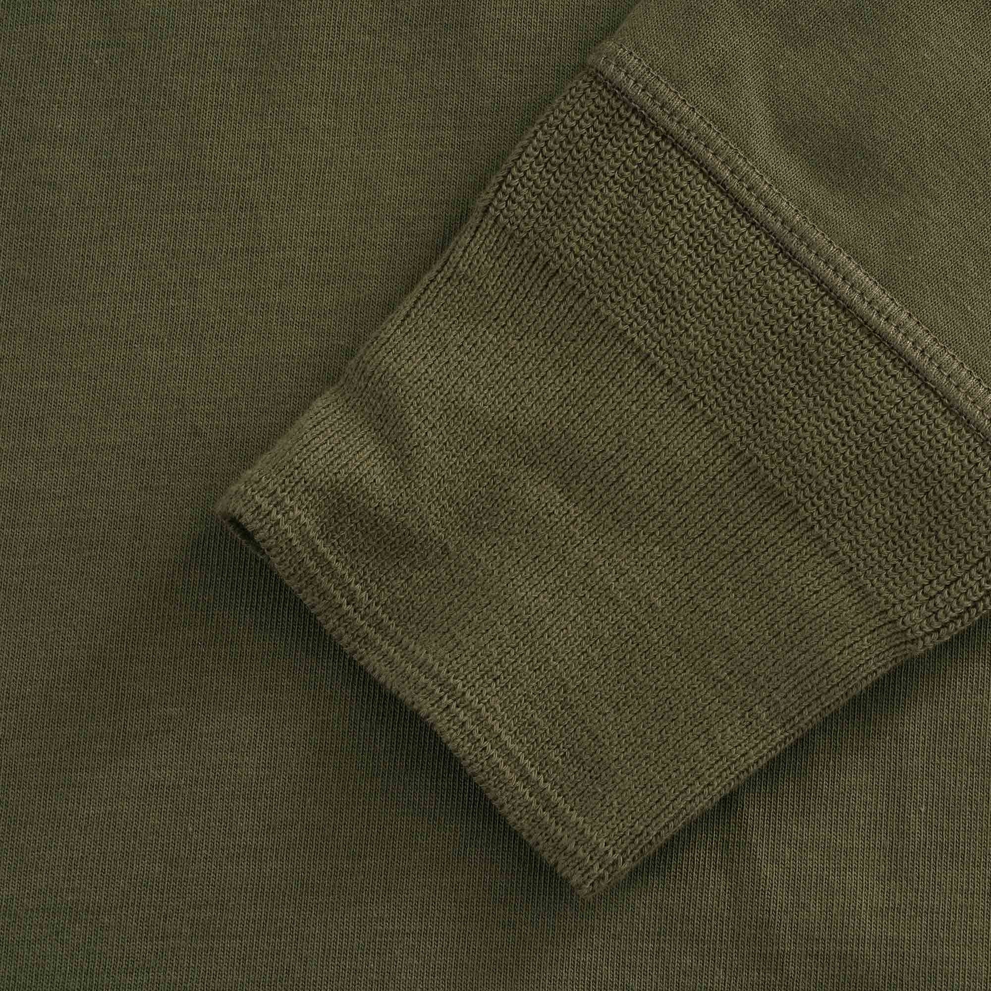 Henley Long Sleeve T-Shirt - Army Green