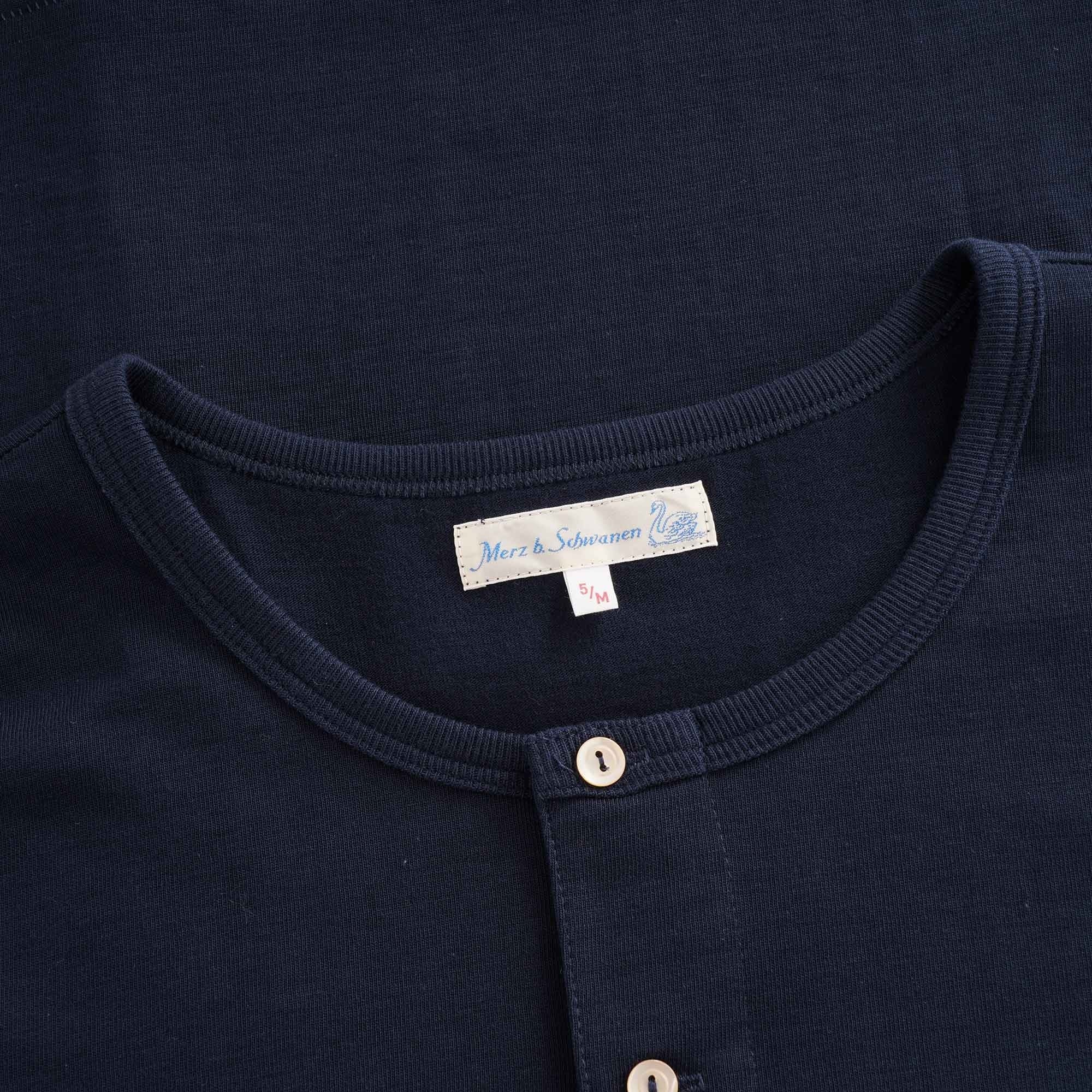 Henley T-Shirt - Ink Blue
