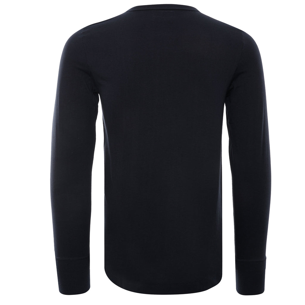 Merz b Schwanen Henley T-Shirt - Night Blue