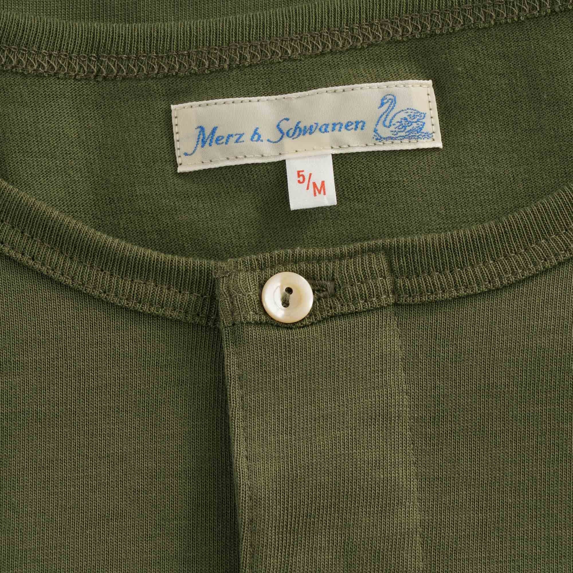 Henley T-Shirt - Army Green