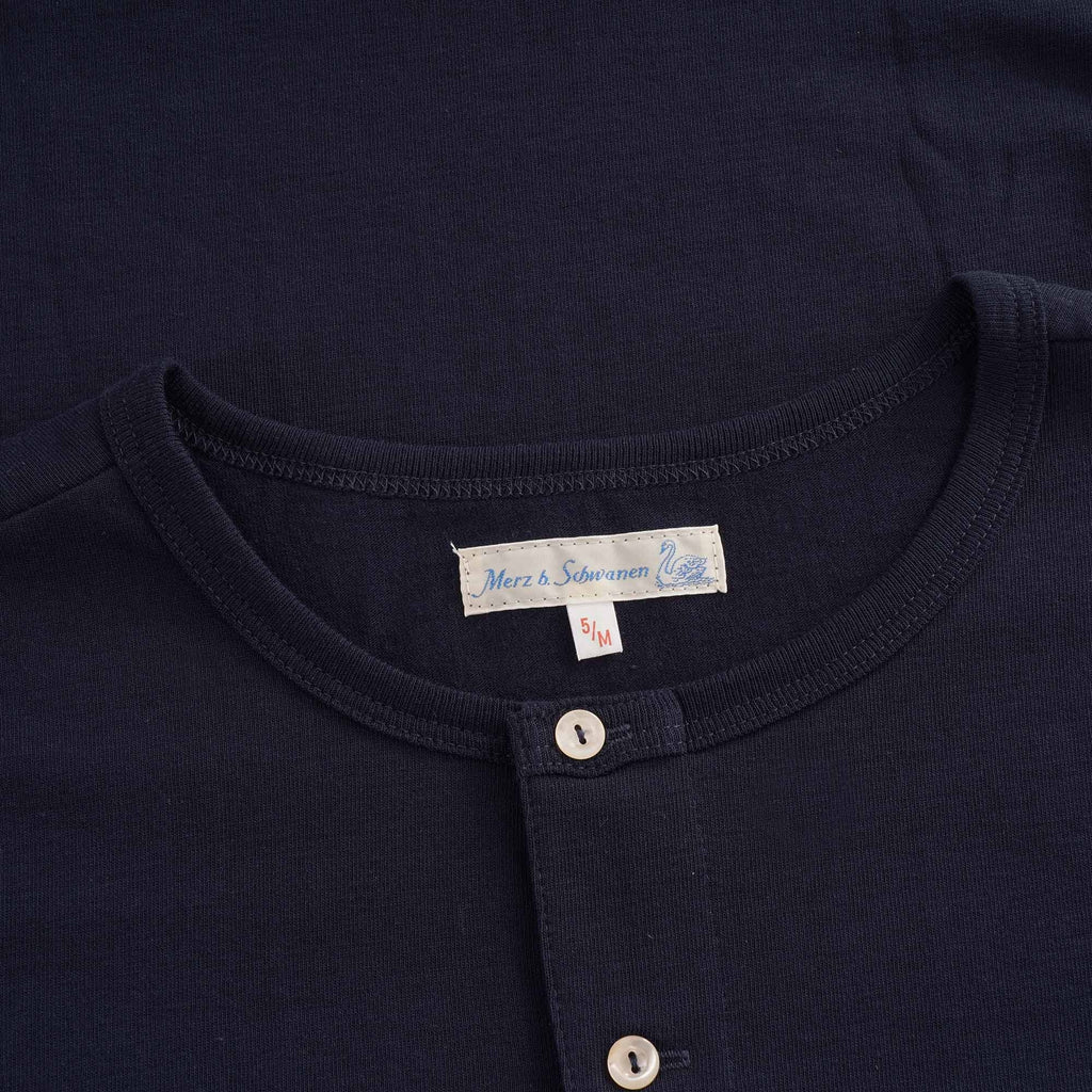 Henley T-Shirt - Ink Blue