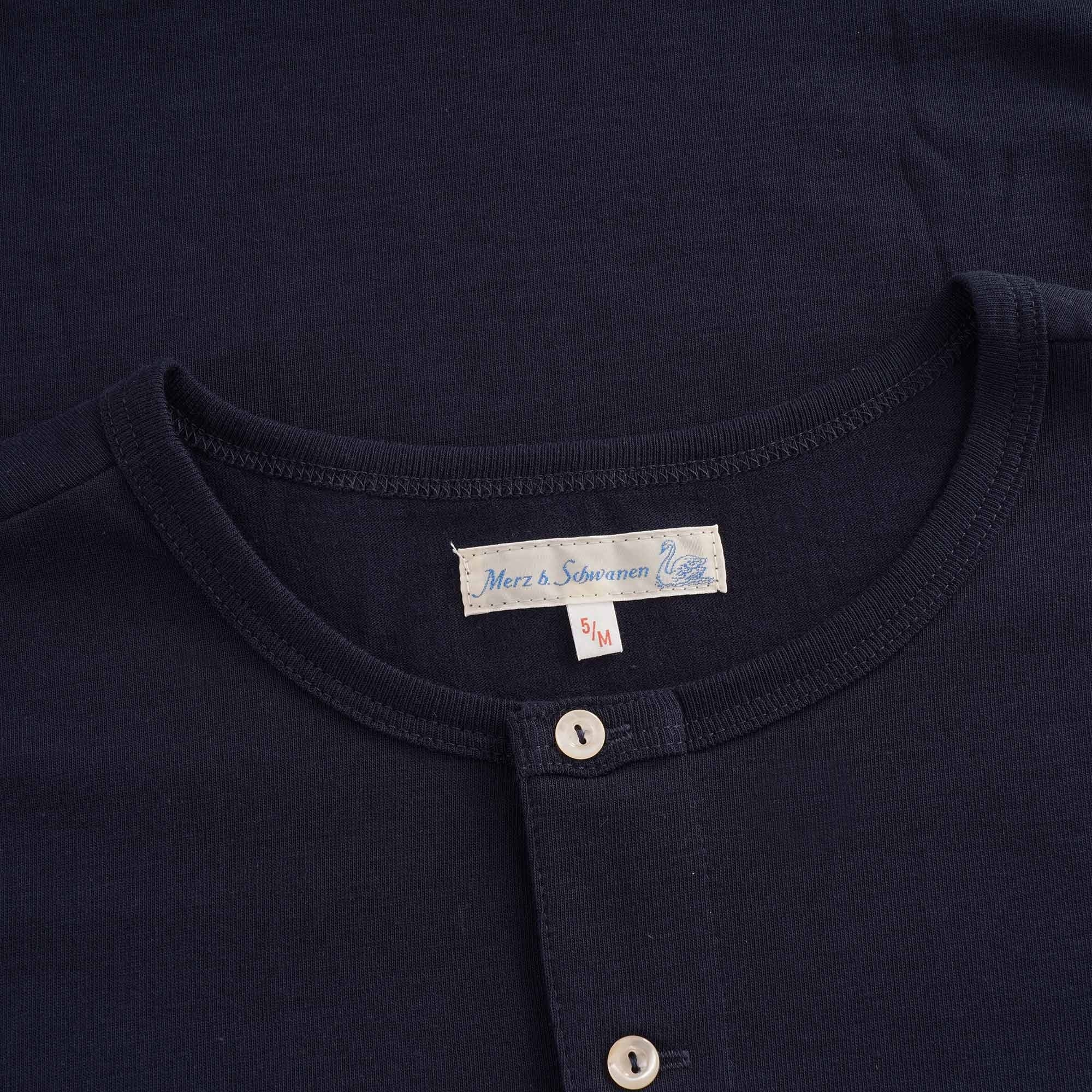 Henley T-Shirt - Ink Blue
