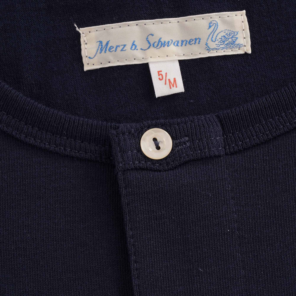 Henley T-Shirt - Ink Blue