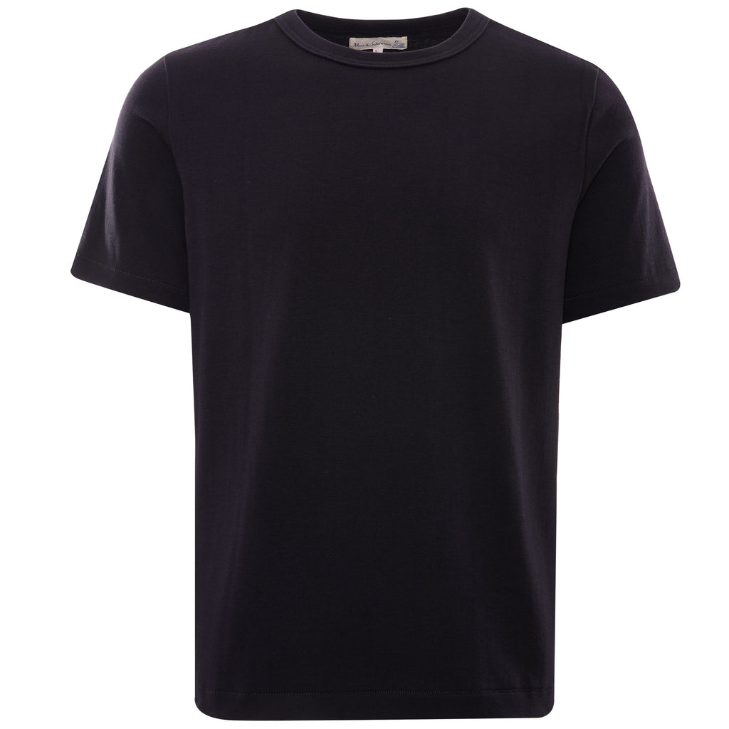 Rundhals Crew Neck T-Shirt - Night Blue