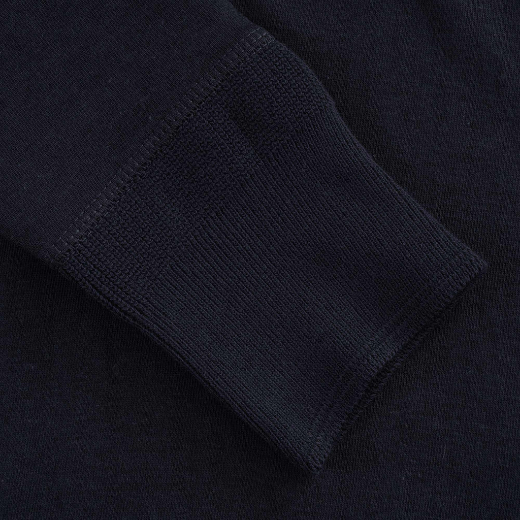 Button Facing Long Sleeve T-Shirt - Charcoal