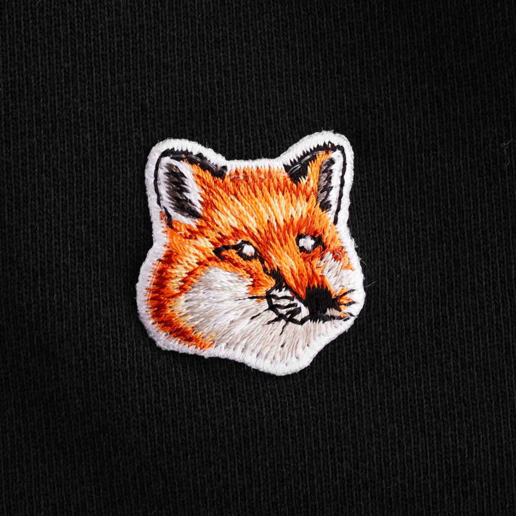 Maison Kitsune Fox Head Patch Sweatshirt - Black