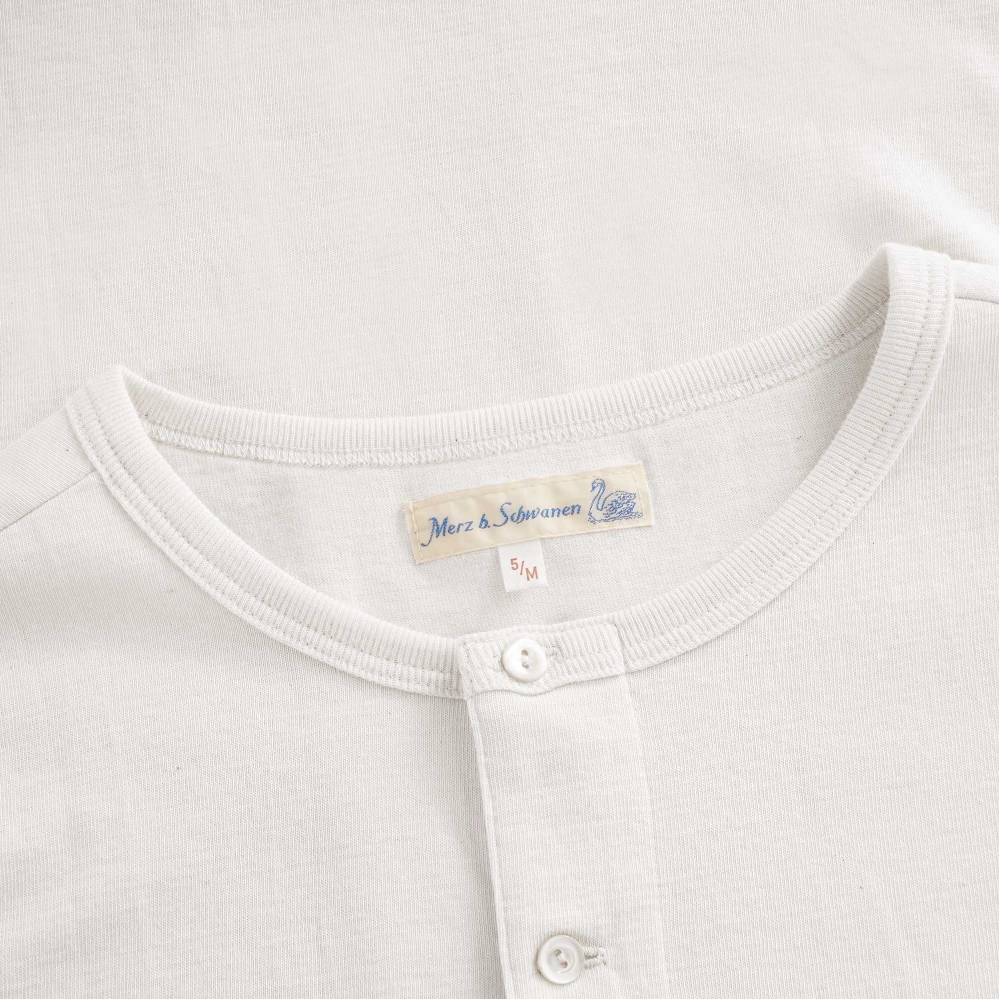 Button Facing T-Shirt - White