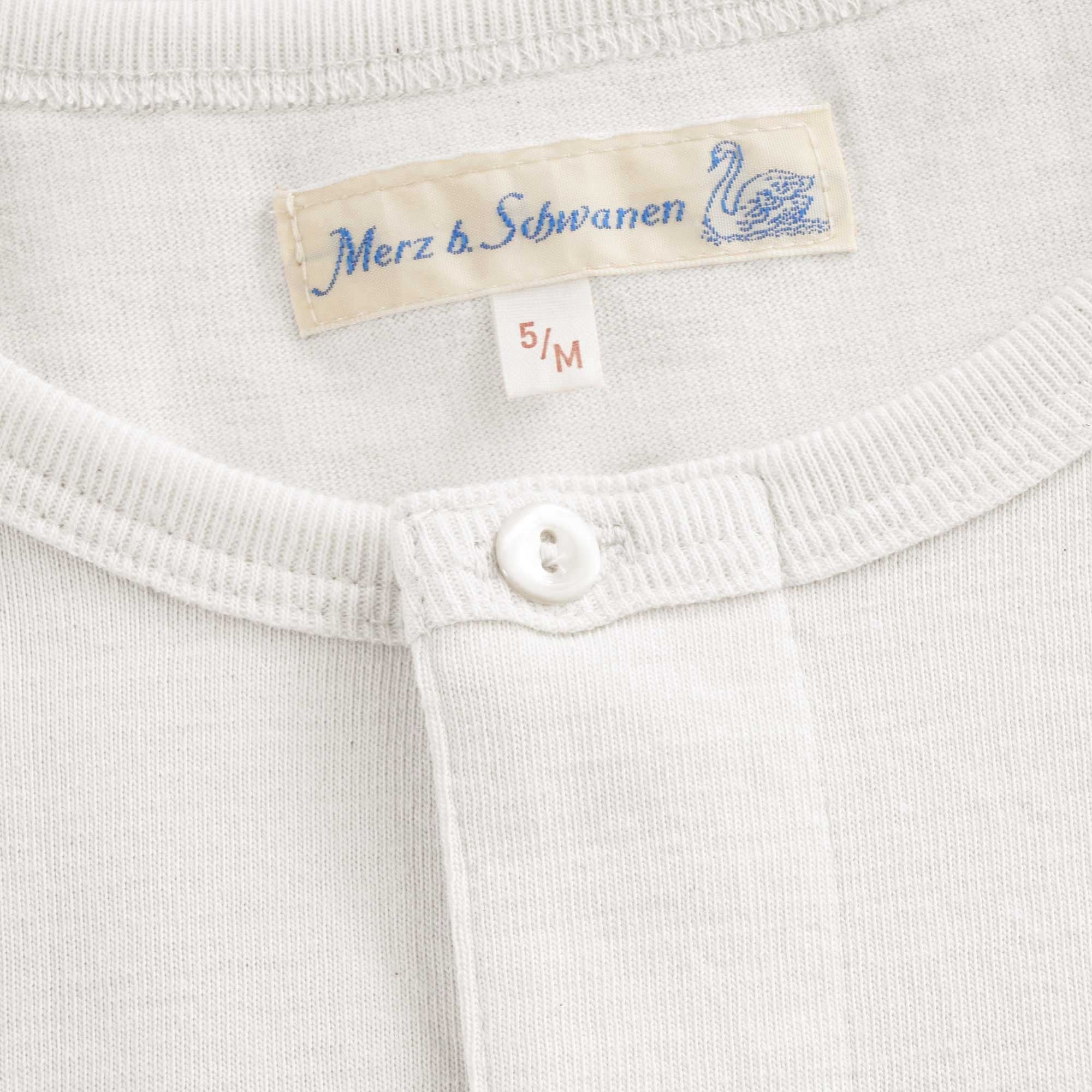 Button Facing T-Shirt - White