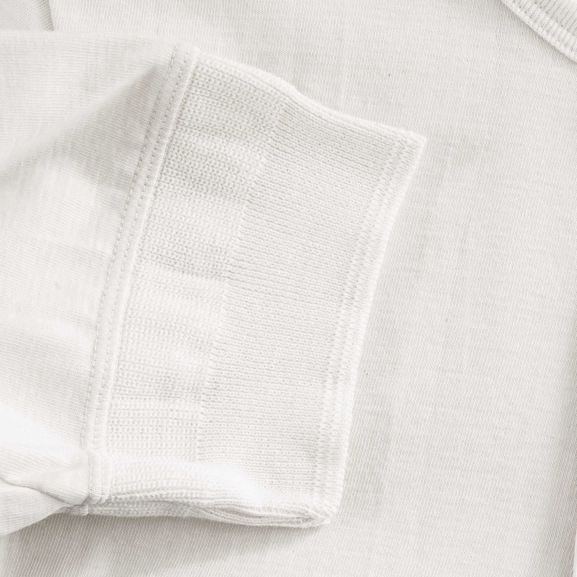 Button Facing T-Shirt - White