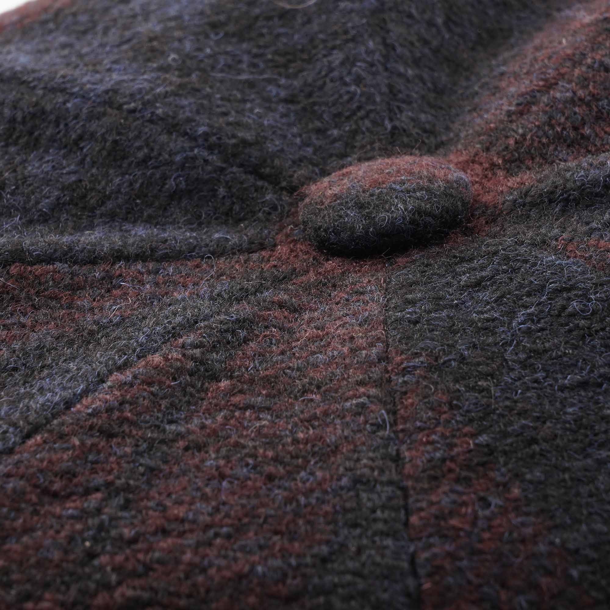 Stetson Hats Hatteras Lambswool Check Flat Cap - Blue/Red