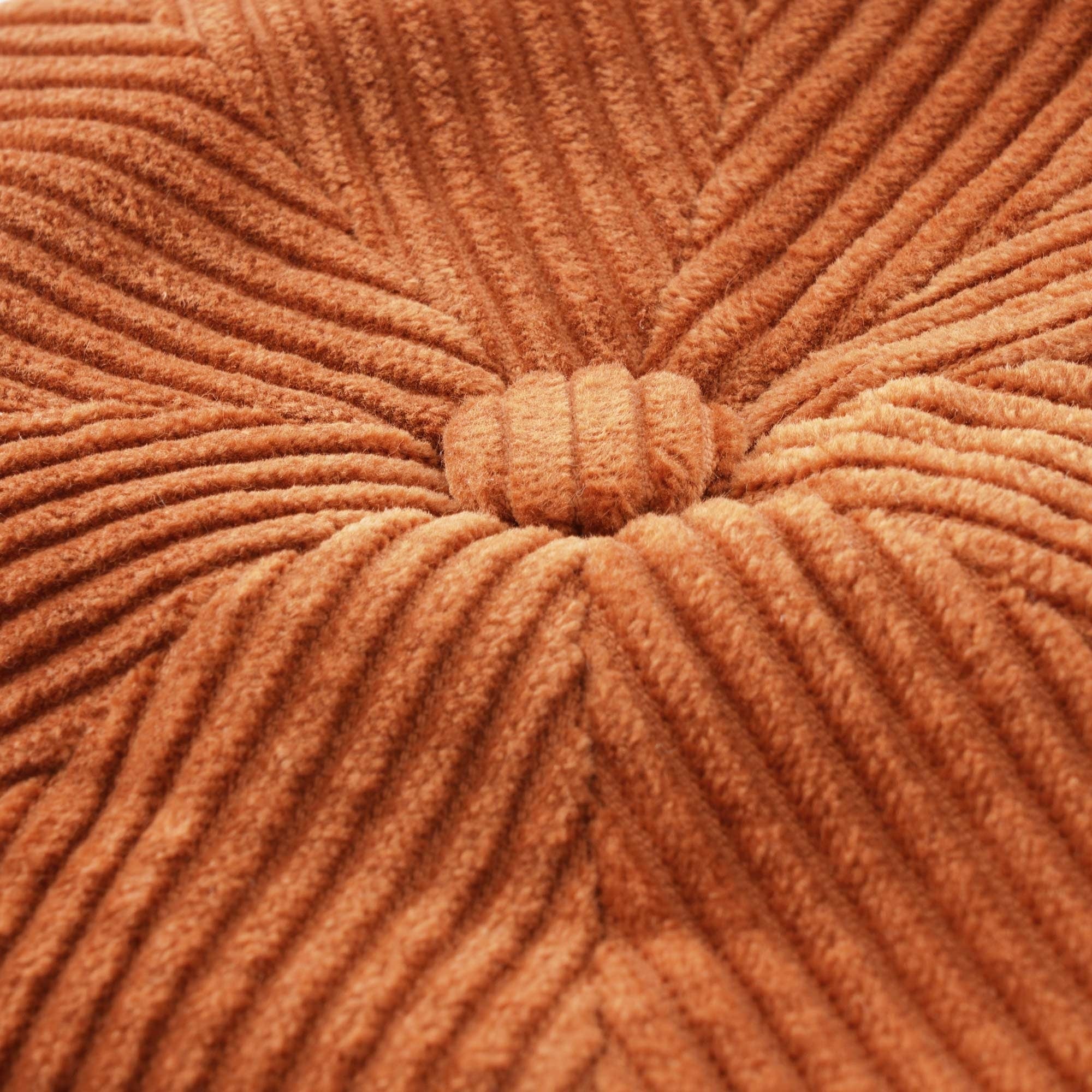 Stetson Hats Hatteras Wide Corduroy Flat Cap - Rust