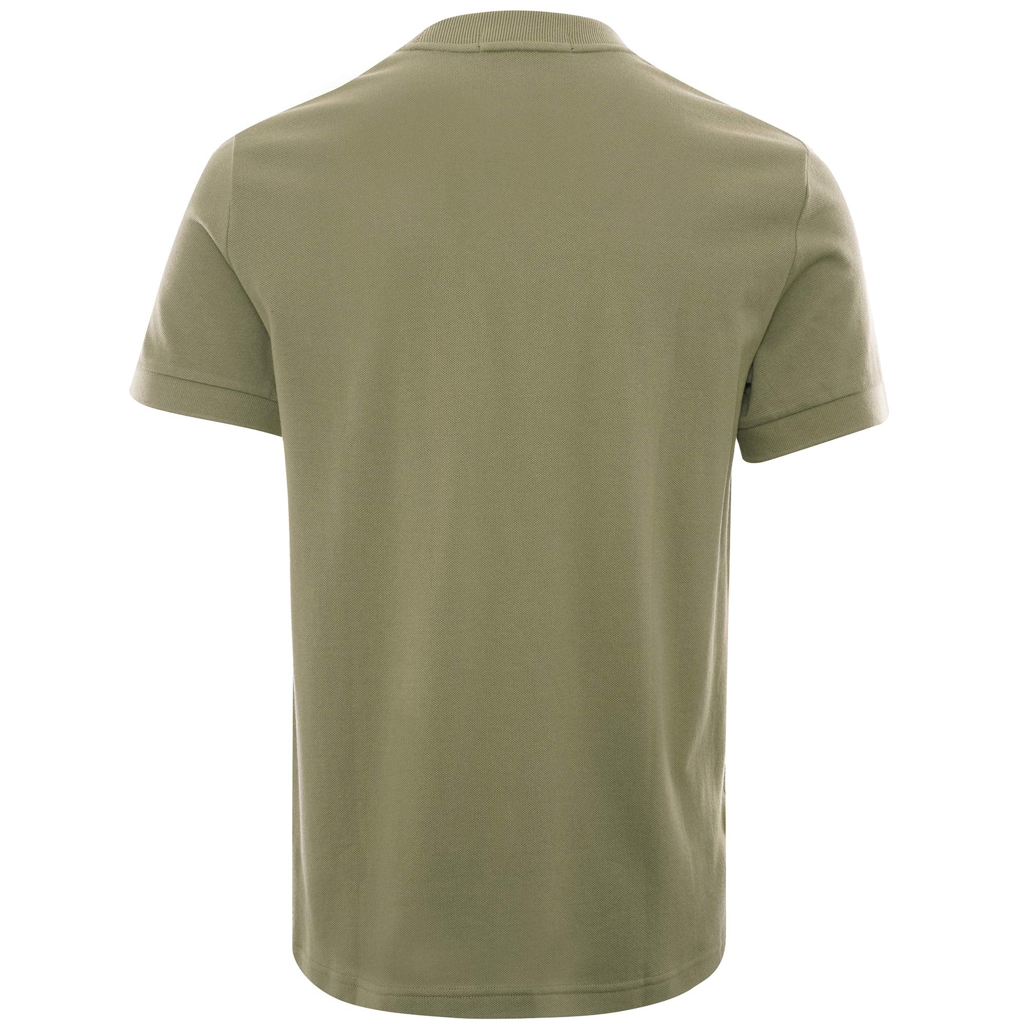 Striped Piqu T-Shirt - Sage