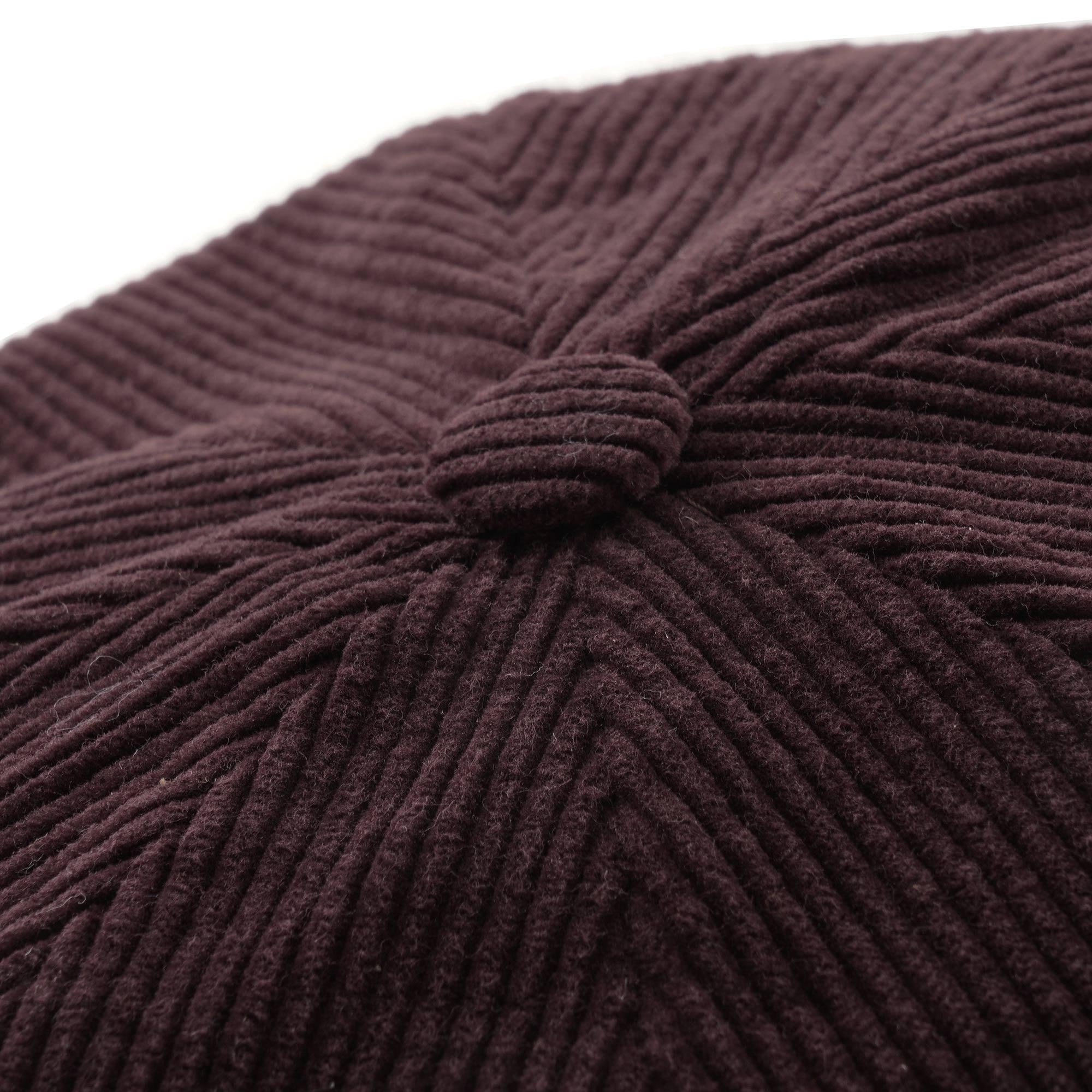 Stetson Hats Hatteras Wide Corduroy Flat Cap - Wine
