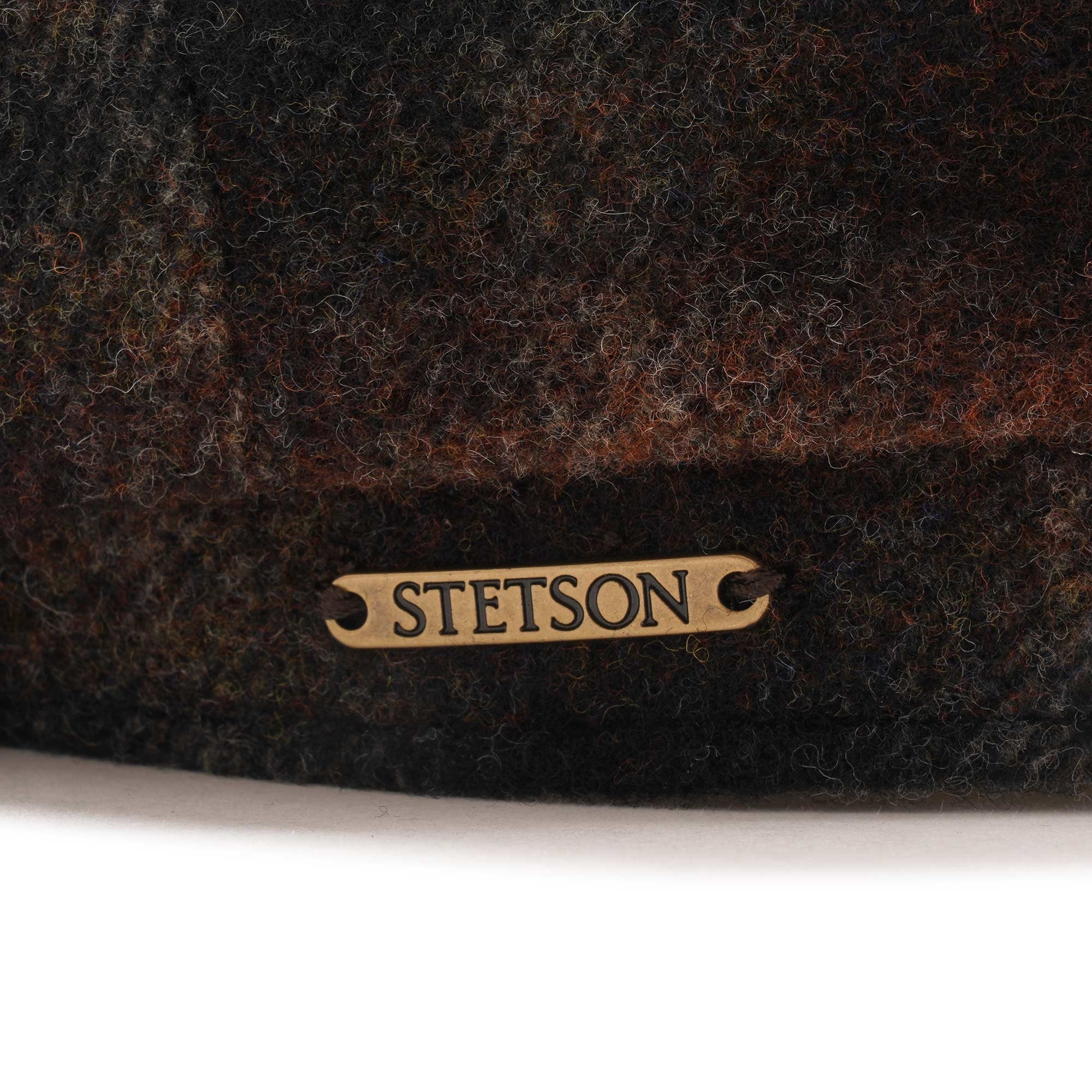 Stetson Hats Hatteras Lambswool Check Flat Cap - Multi