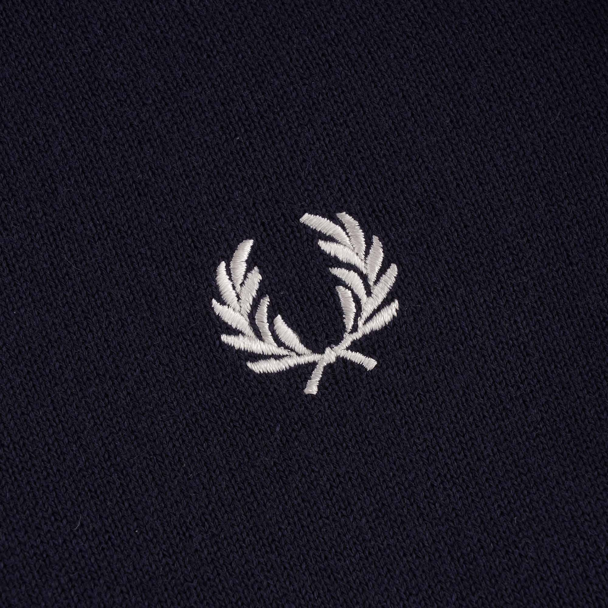 Fred Perry Classic Crew Neck Jumper - Navy