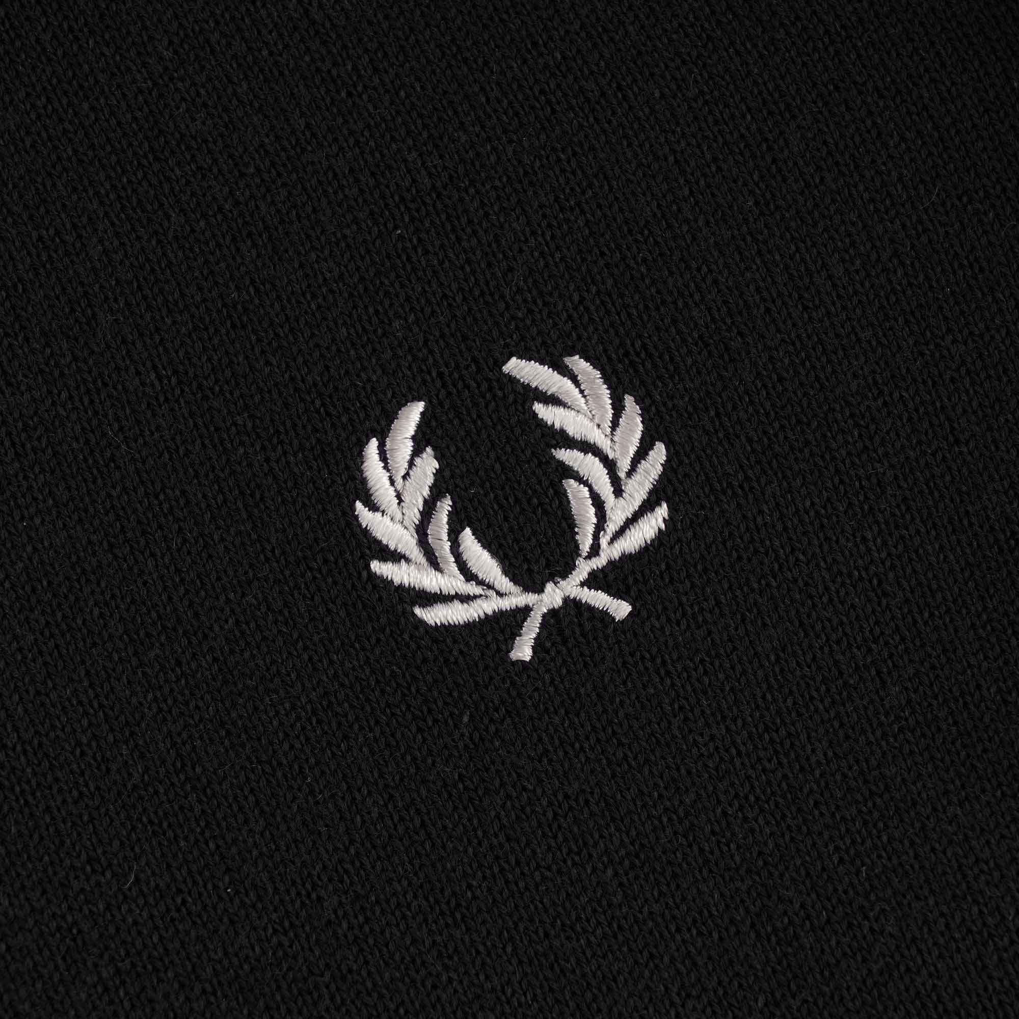 Fred Perry Classic Crew Neck Jumper - Black