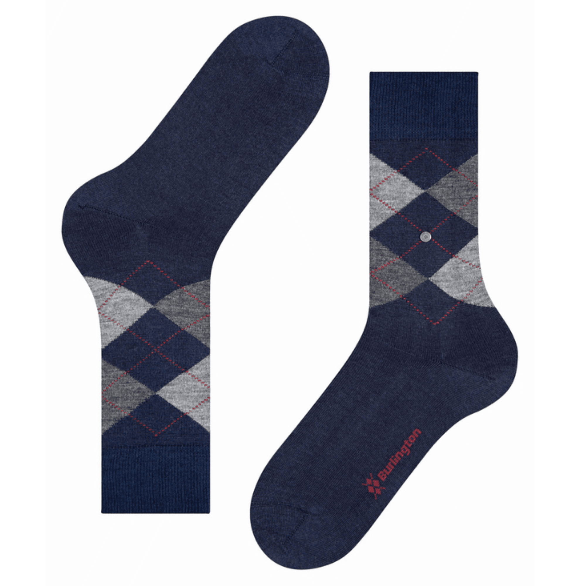 Burlington Socks Edinburgh Socks - Dark Navy