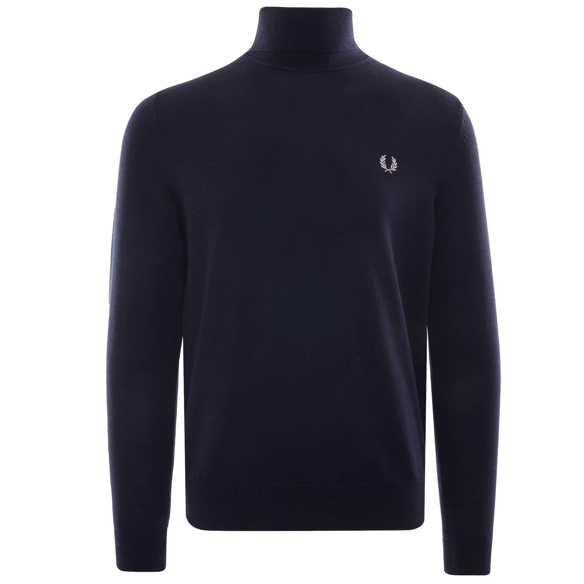 Roll Neck Jumper - Navy