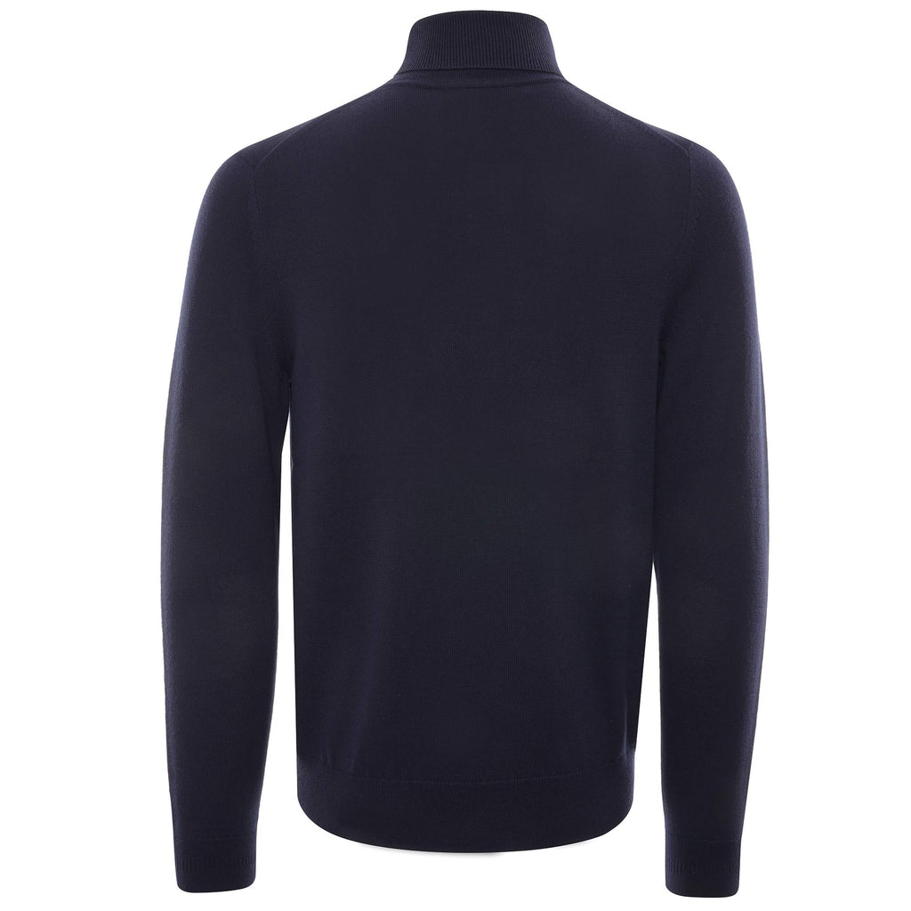 Roll Neck Jumper - Navy