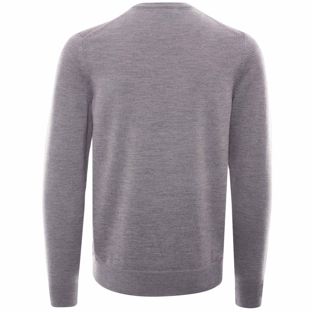 Fred Perry Classic Crew Neck Jumper - Grey Marl