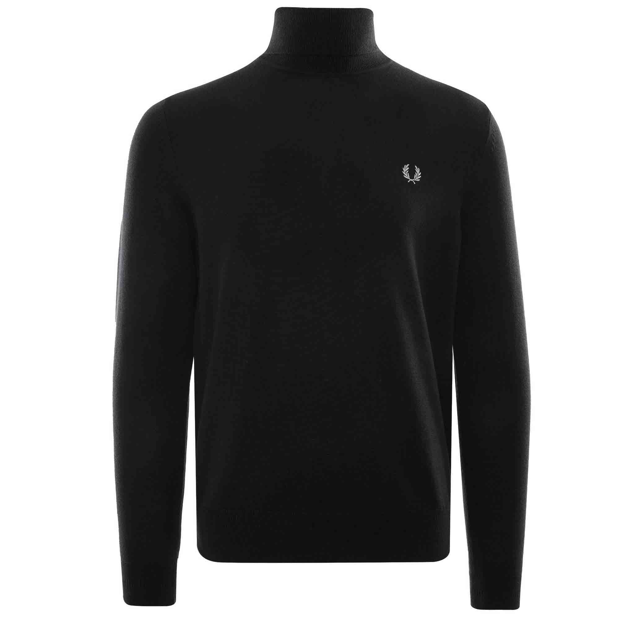 Roll Neck Jumper - Black