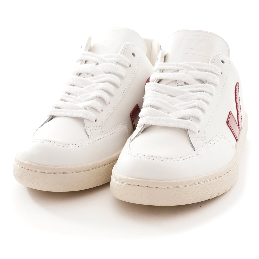 Womens V-12 Leather - White